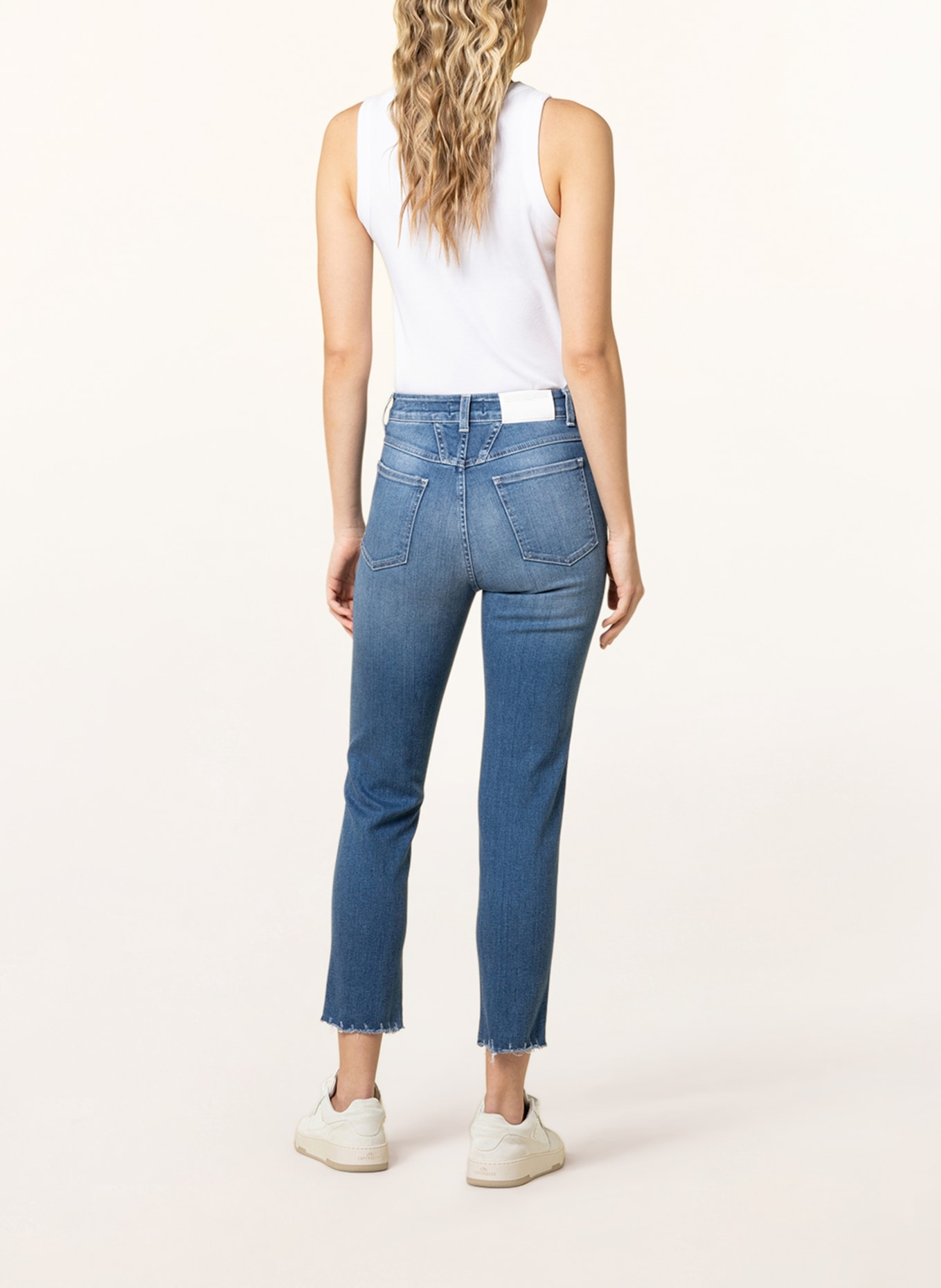 CLOSED Skinny Jeans PEDAL PUSHER, Farbe: MBL MID BLUE (Bild 3)