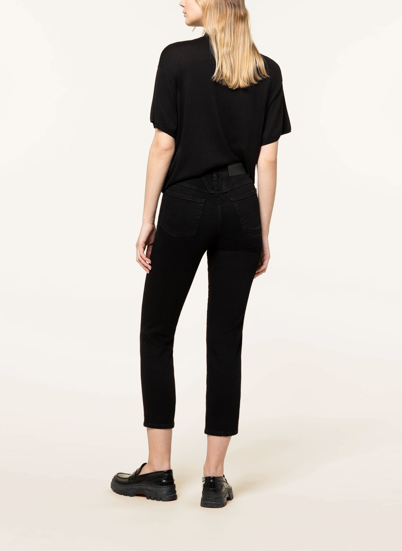 CLOSED 7/8-Jeans PEDAL PUSHER, Farbe: 100 BLACK (Bild 3)
