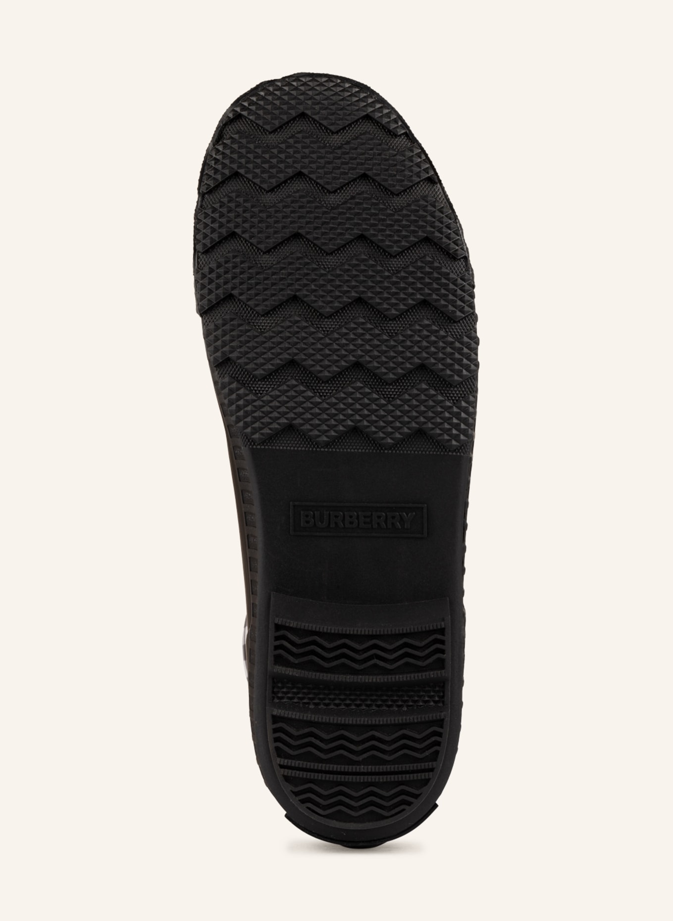 BURBERRY Rubber boots FLINTON, Color: BLACK/ BEIGE (Image 6)
