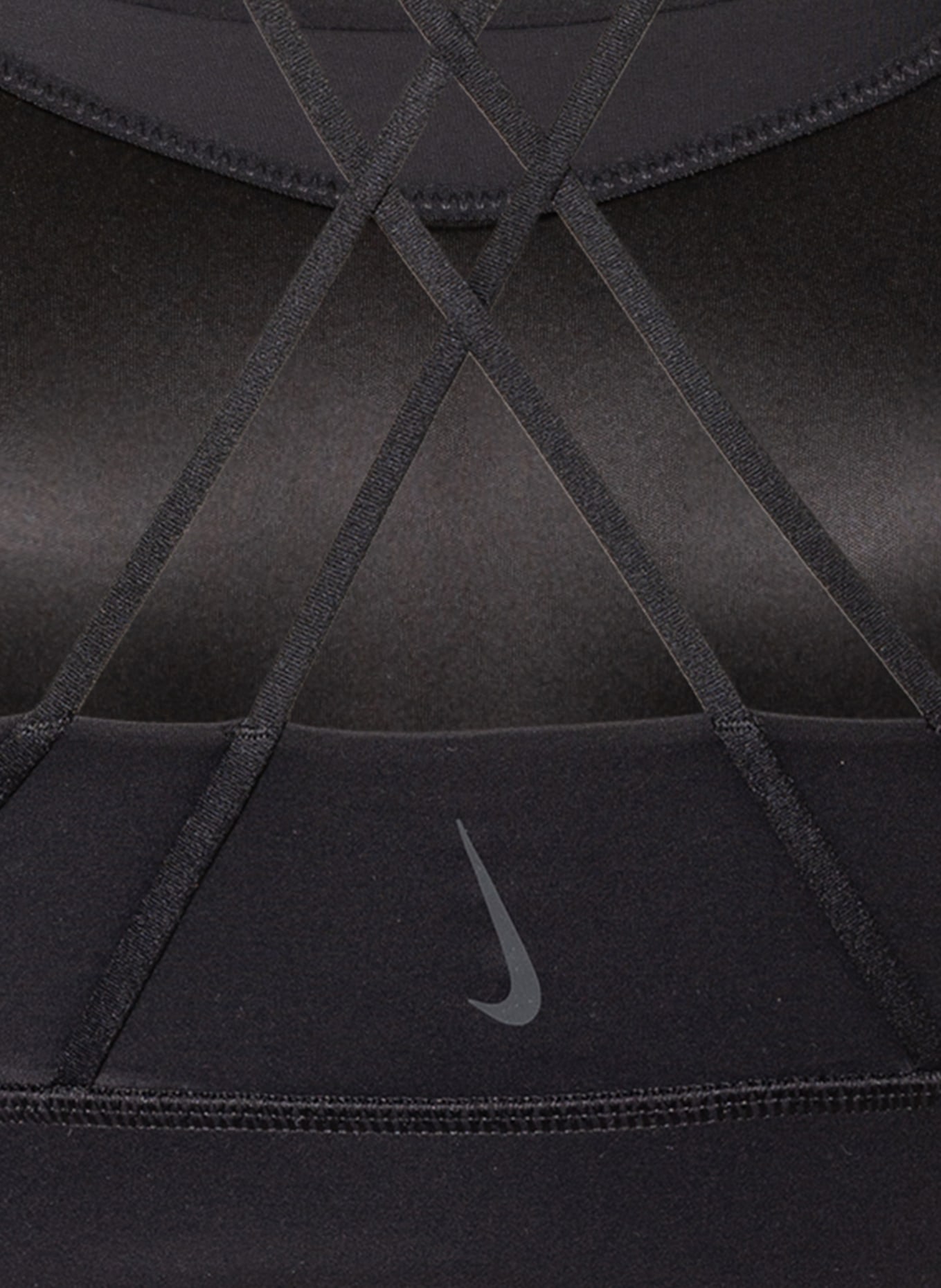 Nike Biustonosz sportowy SWOOSH LUXE, Kolor: CZARNY (Obrazek 3)