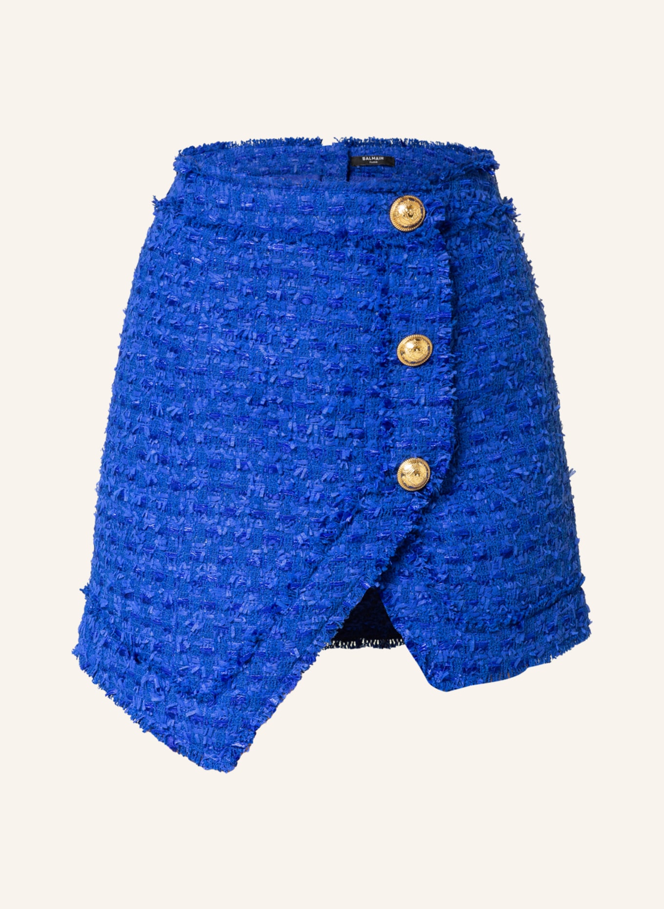 BALMAIN Tweed skirt, Color: BLUE (Image 1)
