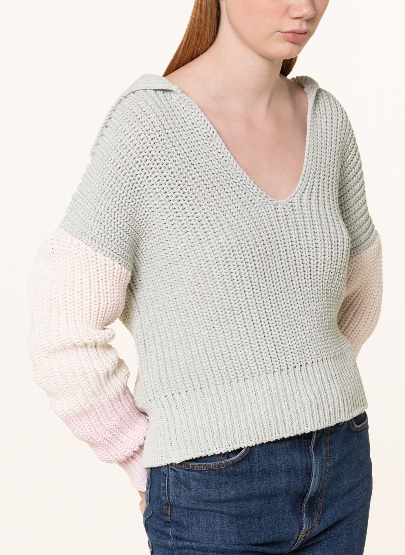 RIANI Pullover, Farbe: MINT/ ROSA/ HELLROSA (Bild 4)