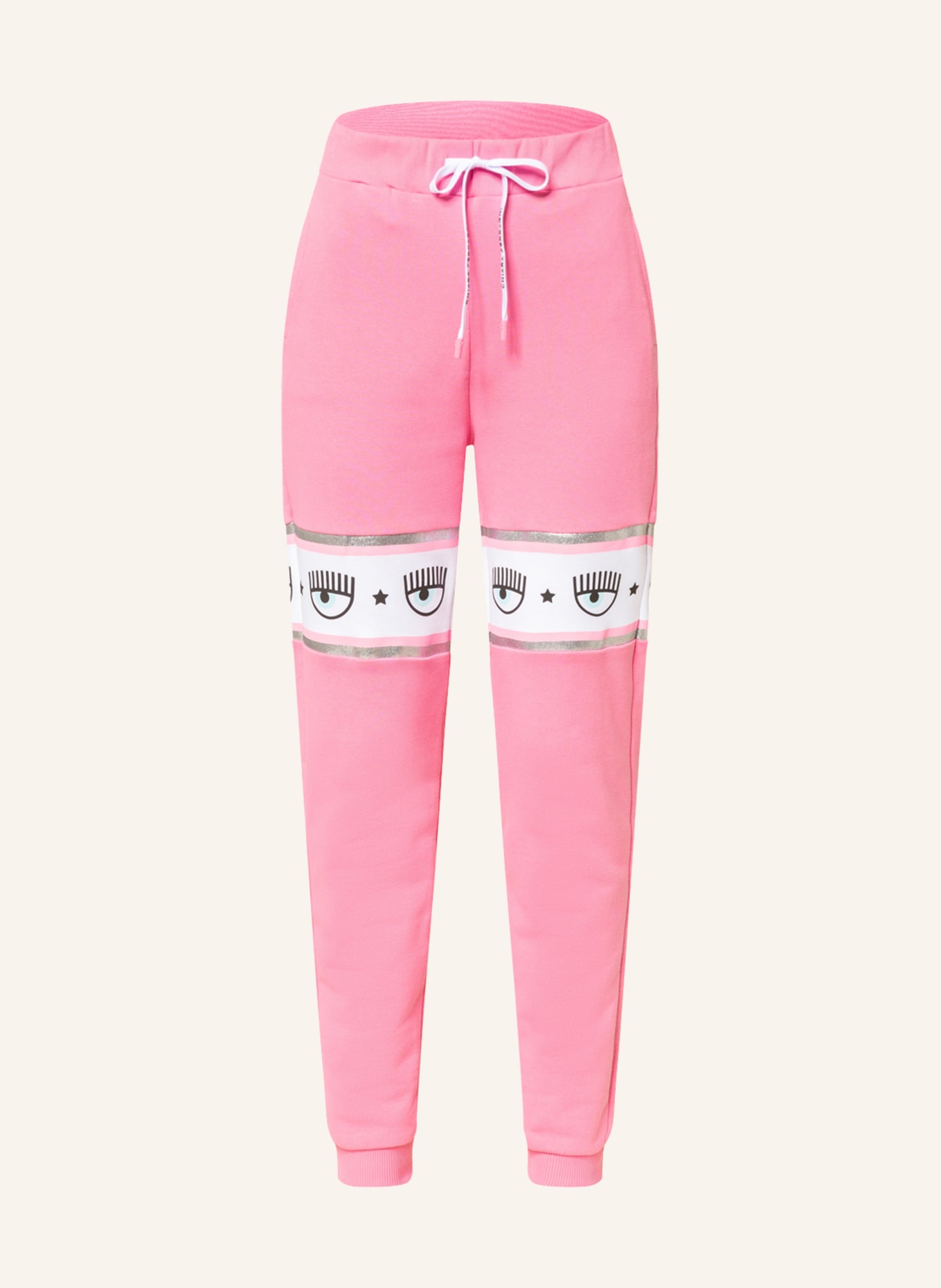 CHIARA FERRAGNI Sweatpants , Farbe: PINK/ WEISS (Bild 1)