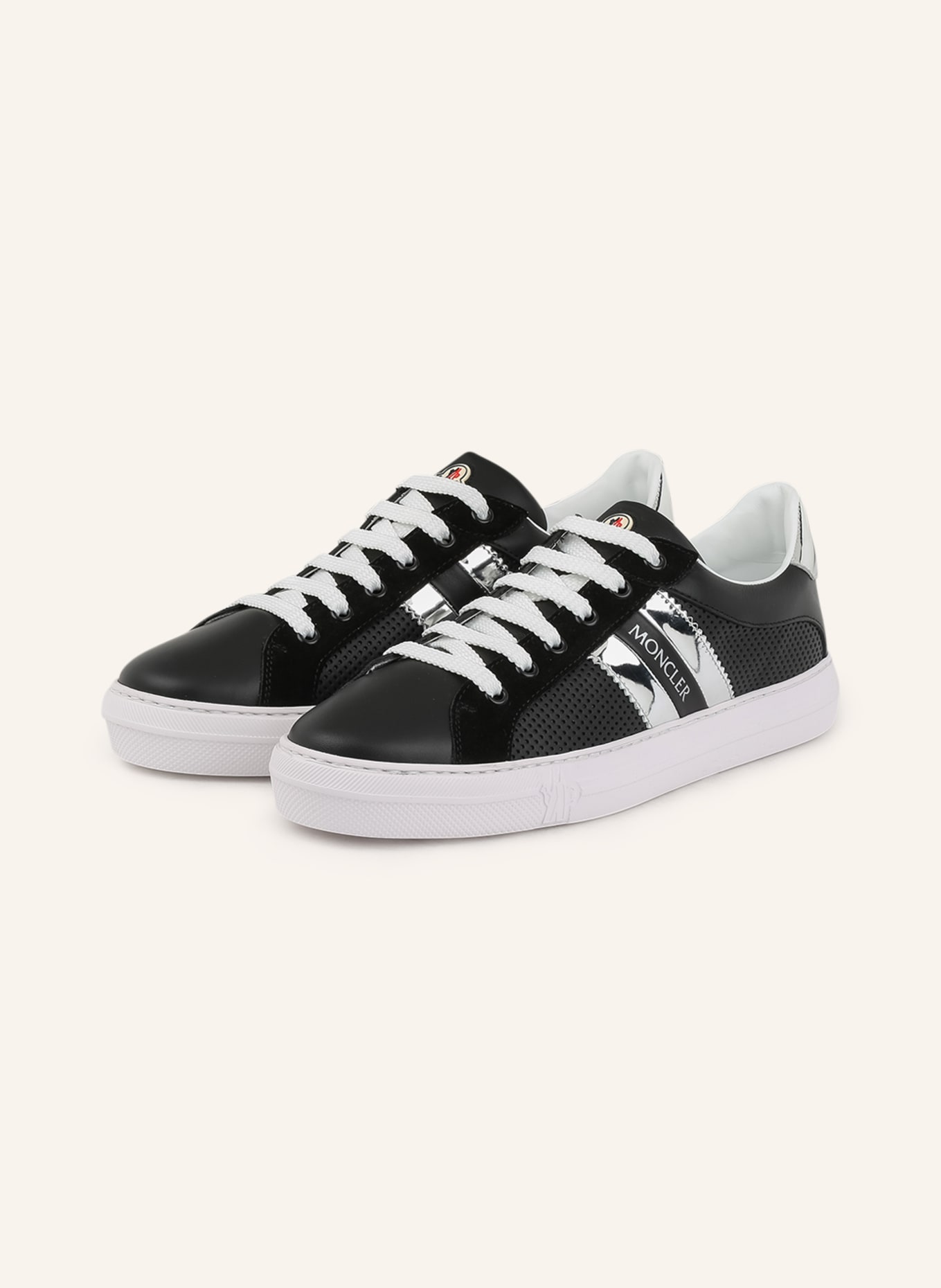 MONCLER Sneakers ARIEL, Color: BLACK/ SILVER (Image 1)