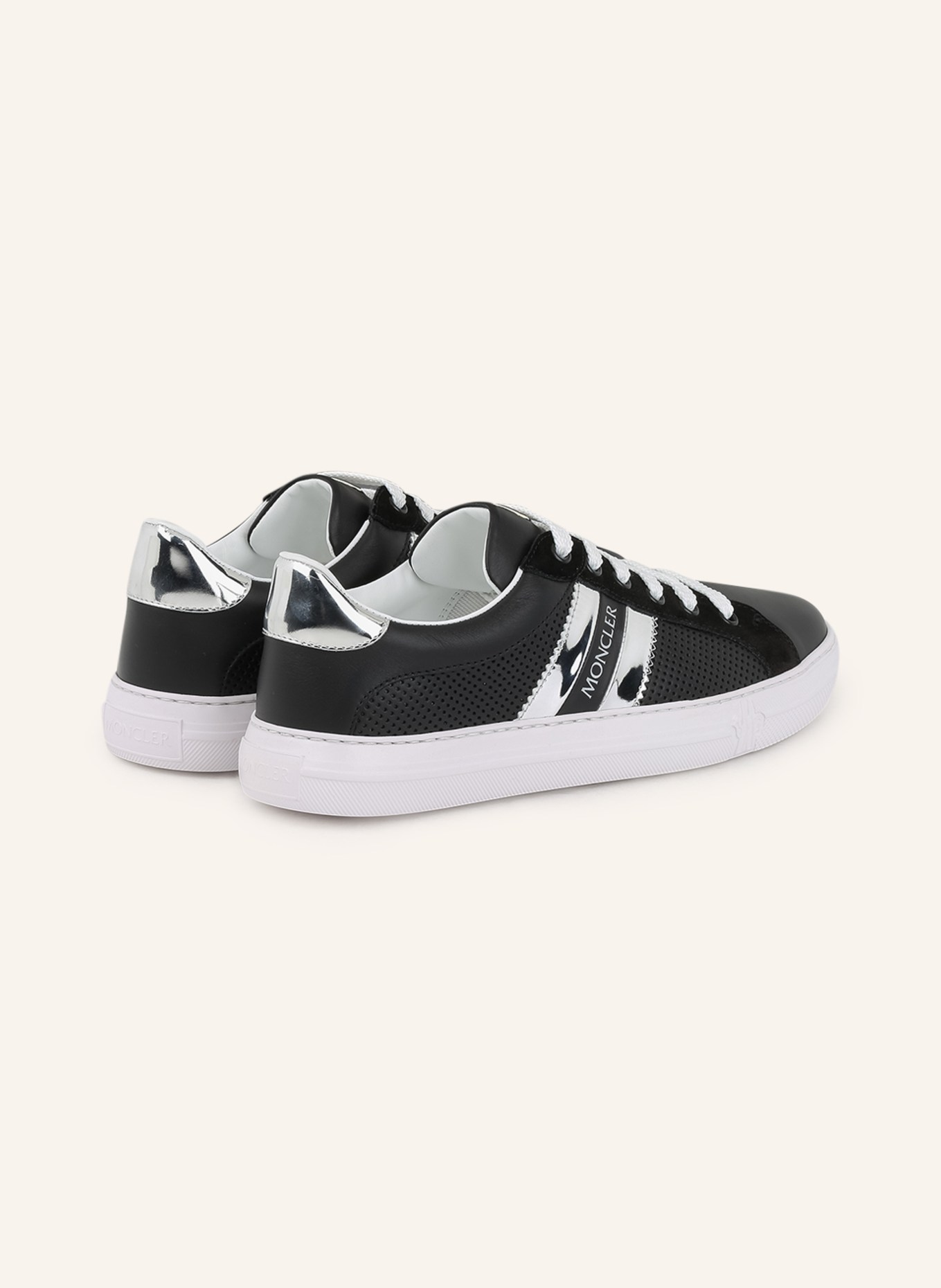 MONCLER Sneakers ARIEL, Color: BLACK/ SILVER (Image 2)