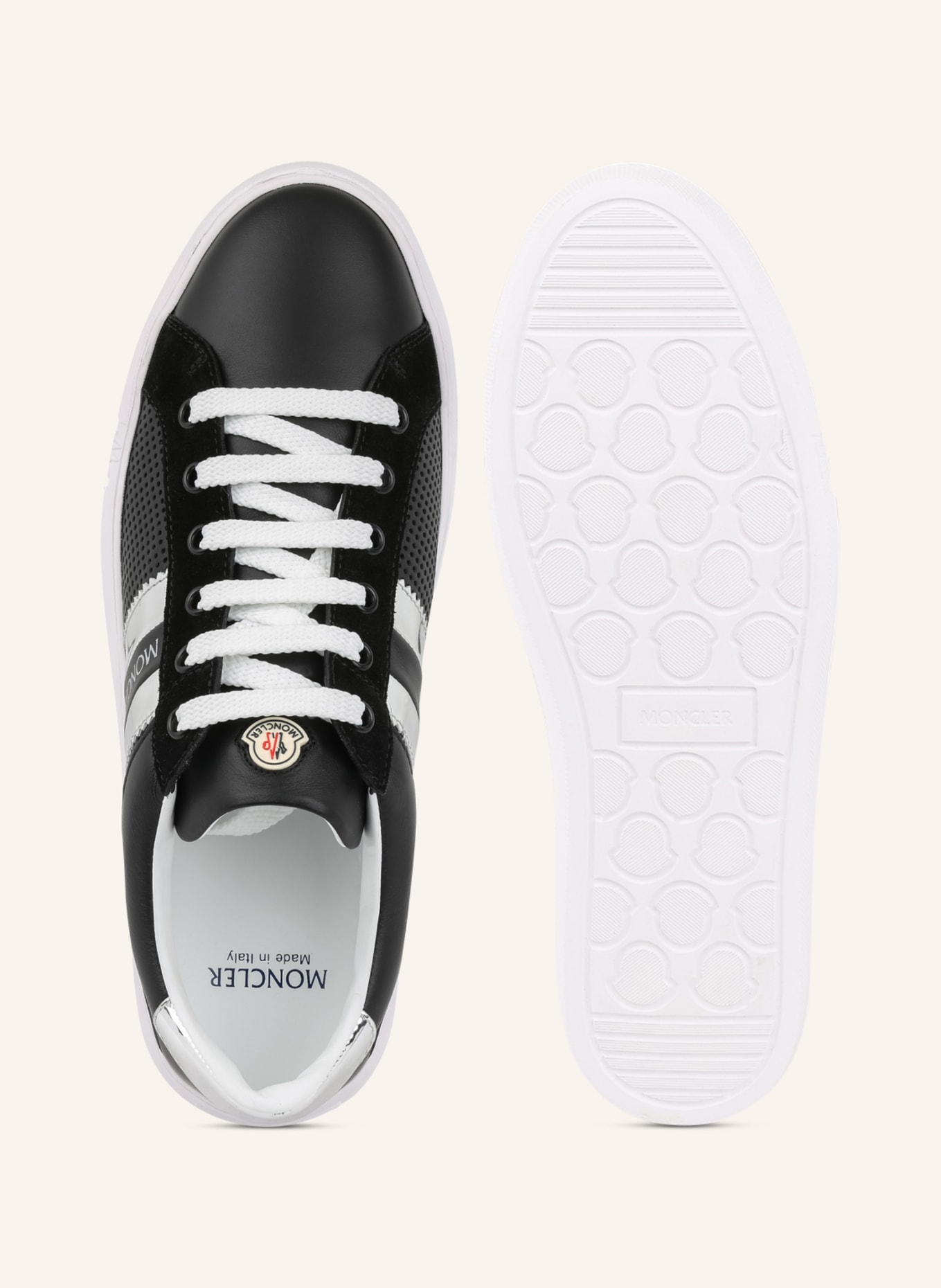 MONCLER Sneakers ARIEL, Color: BLACK/ SILVER (Image 5)