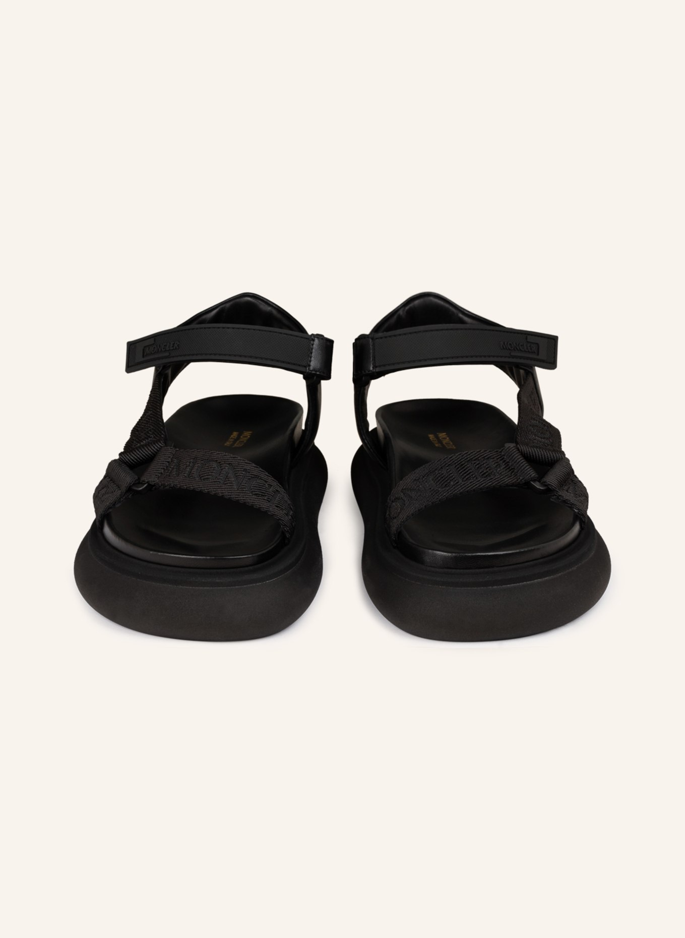 MONCLER Platform sandals CATURA, Color: BLACK (Image 3)