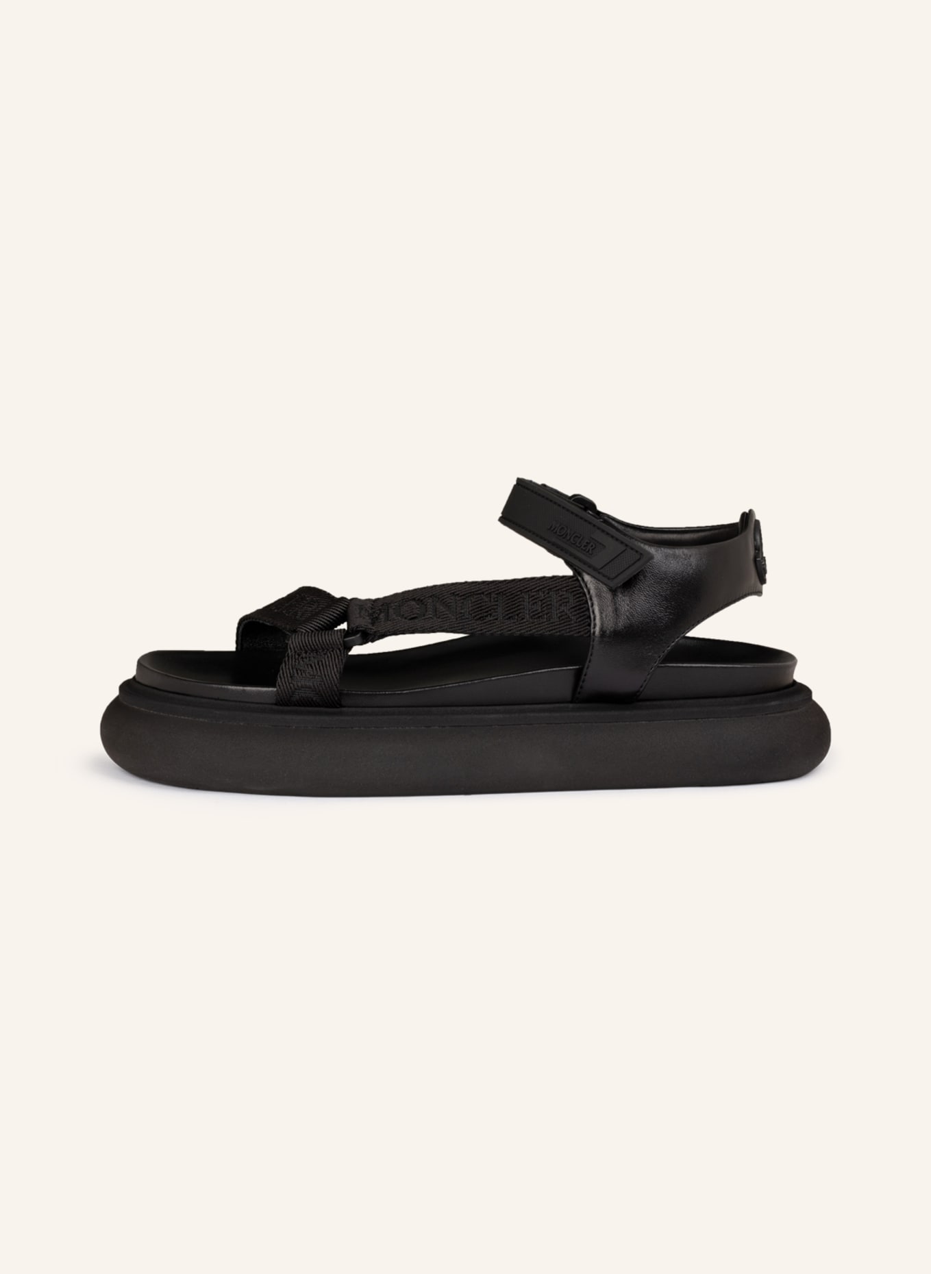 MONCLER Platform sandals CATURA, Color: BLACK (Image 4)