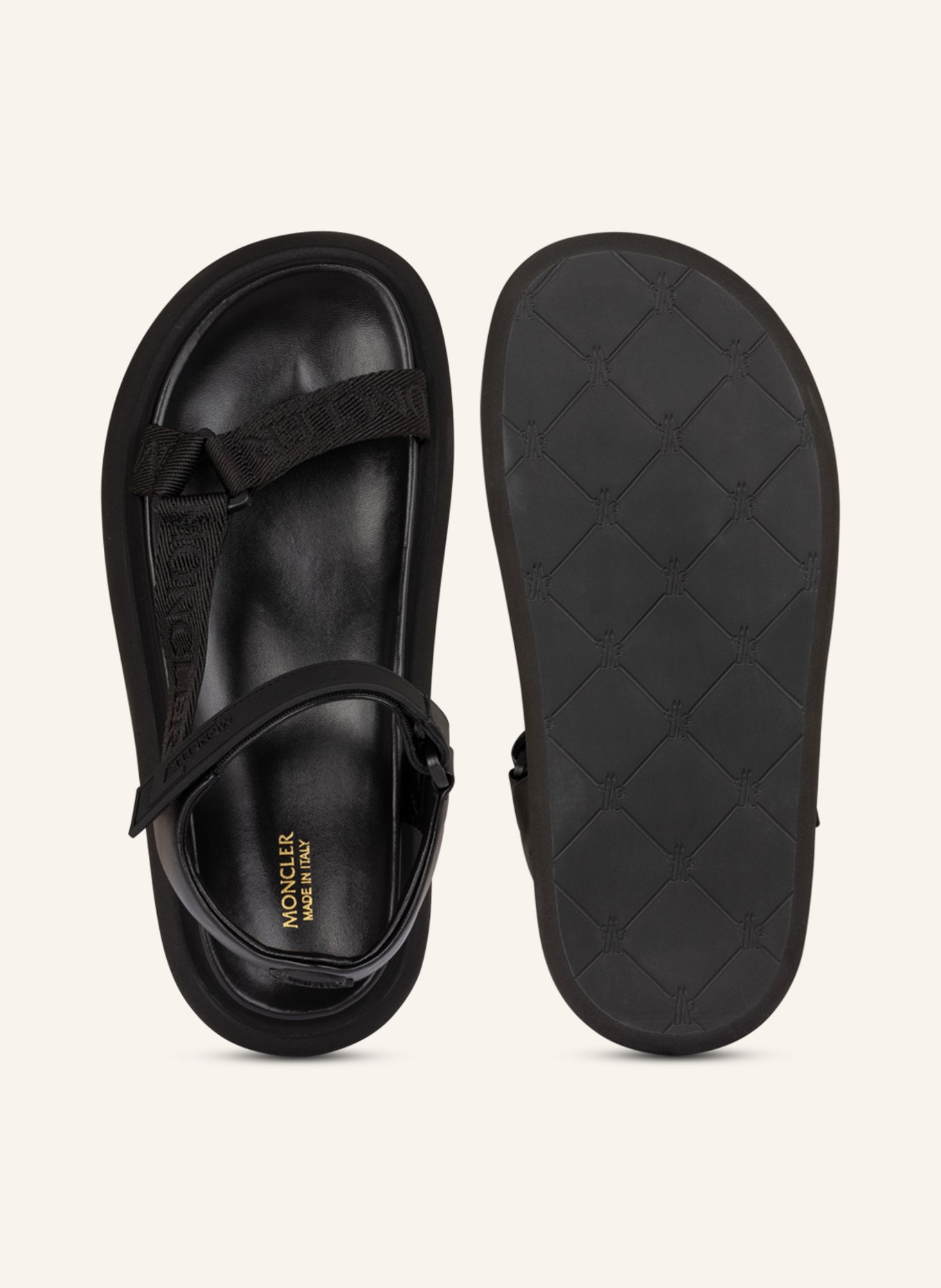 MONCLER Platform sandals CATURA, Color: BLACK (Image 5)