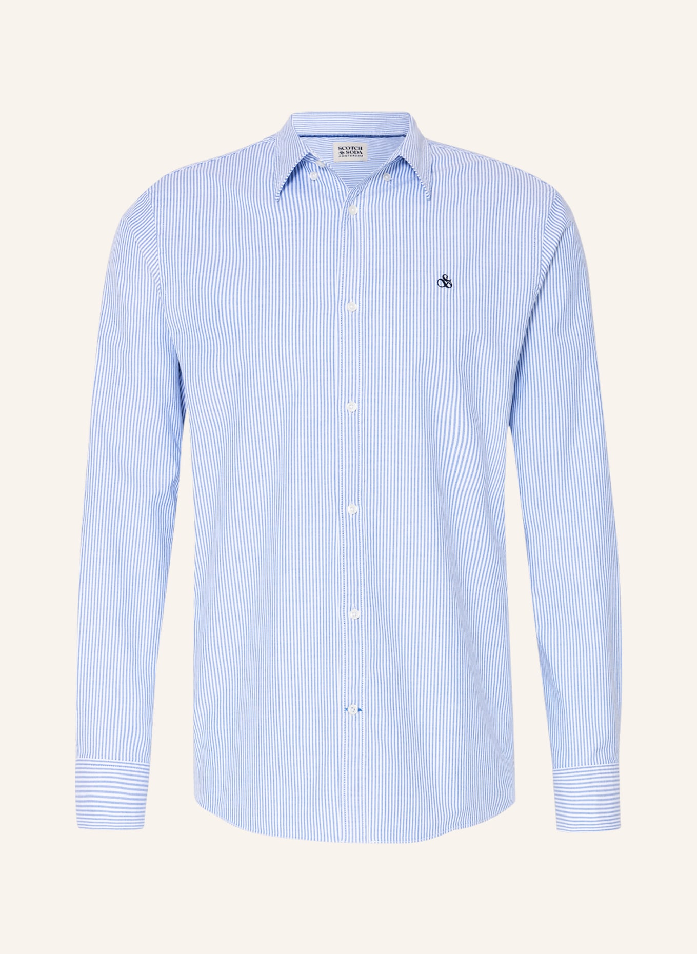 SCOTCH & SODA Oxfordhemd Regular Fit, Farbe: WEISS/ HELLBLAU (Bild 1)