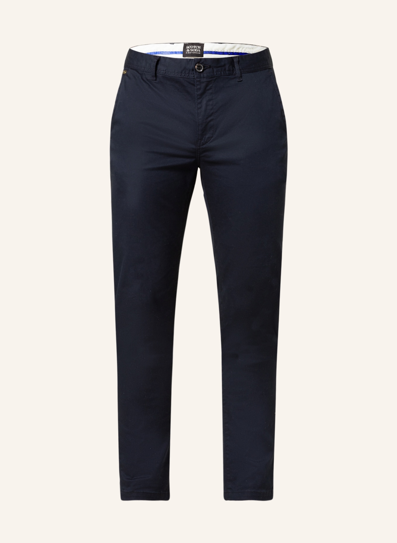 SCOTCH & SODA Chino MOTT Super Slim Fit : DUNKELBLAU