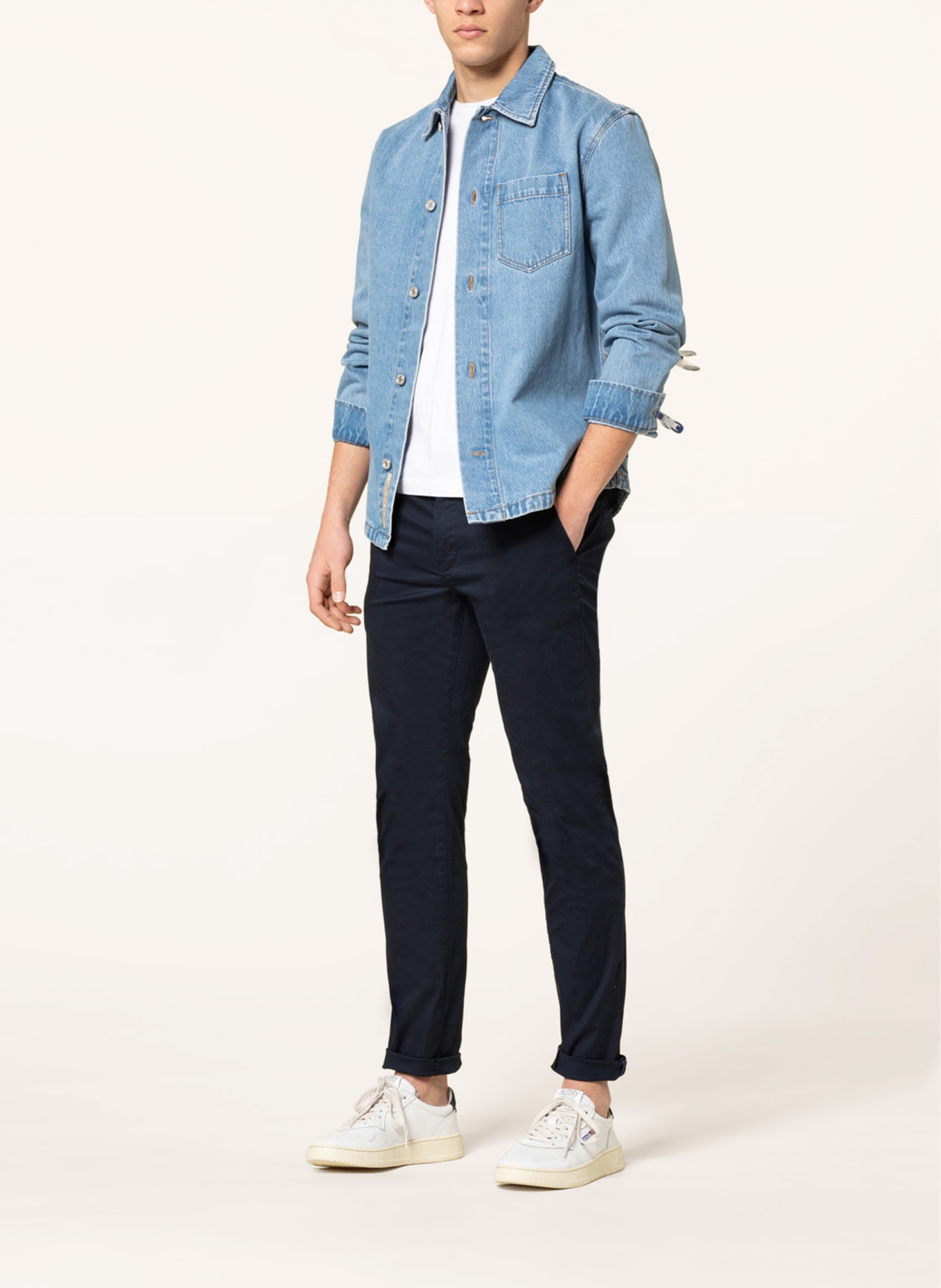 SCOTCH & SODA Chino MOTT Super Slim Fit : DUNKELBLAU