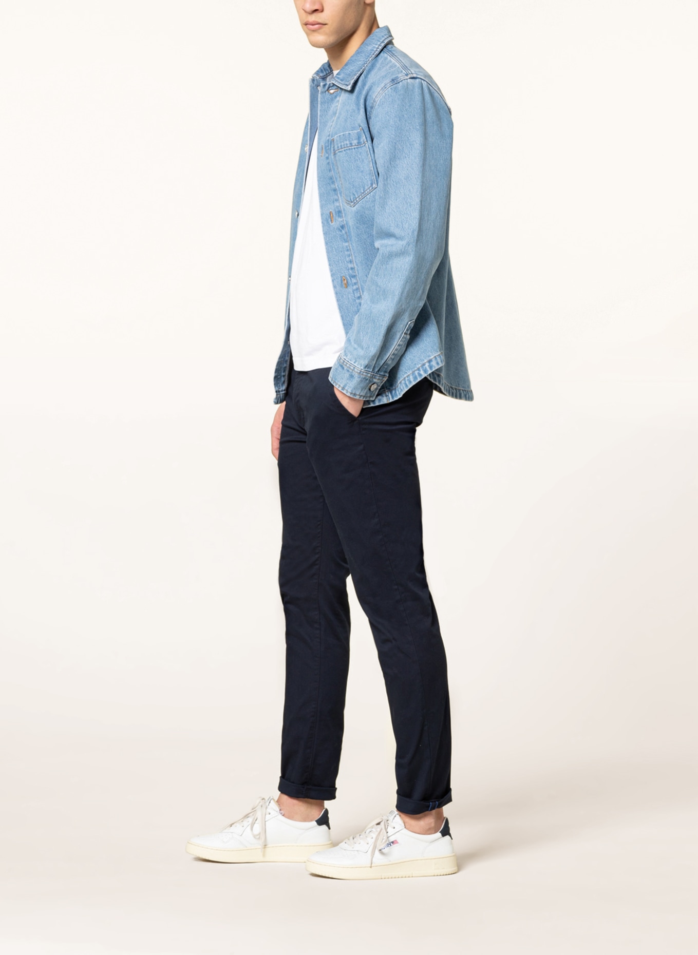 SCOTCH & SODA Chino MOTT Super Slim Fit : DUNKELBLAU