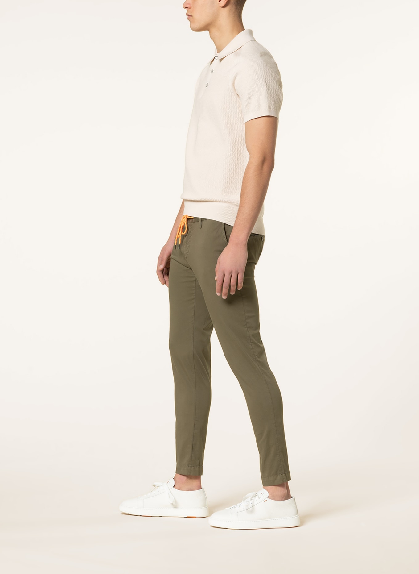 ALBERTO Chinosy JUMP slim fit: KHAKI