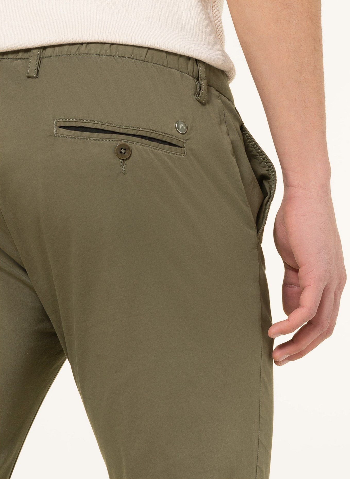 ALBERTO Chinosy JUMP slim fit: KHAKI
