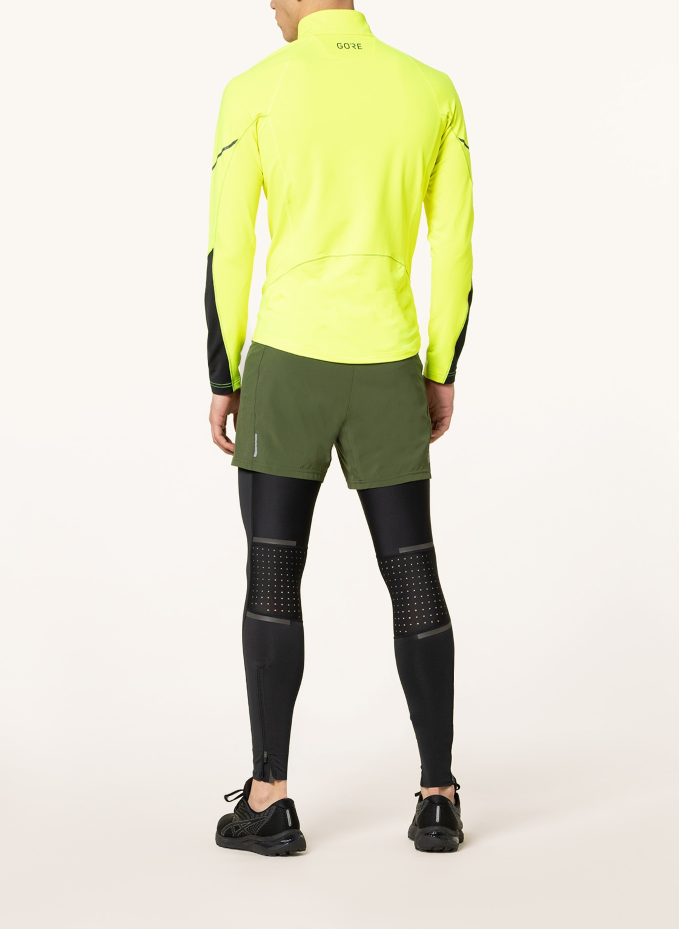 GORE RUNNING WEAR Tights IMPULSE with mesh inserts, Color: BLACK (Image 3)