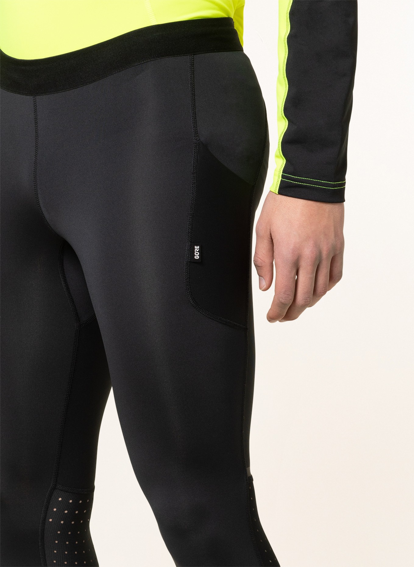 GORE RUNNING WEAR Tights IMPULSE with mesh inserts, Color: BLACK (Image 5)