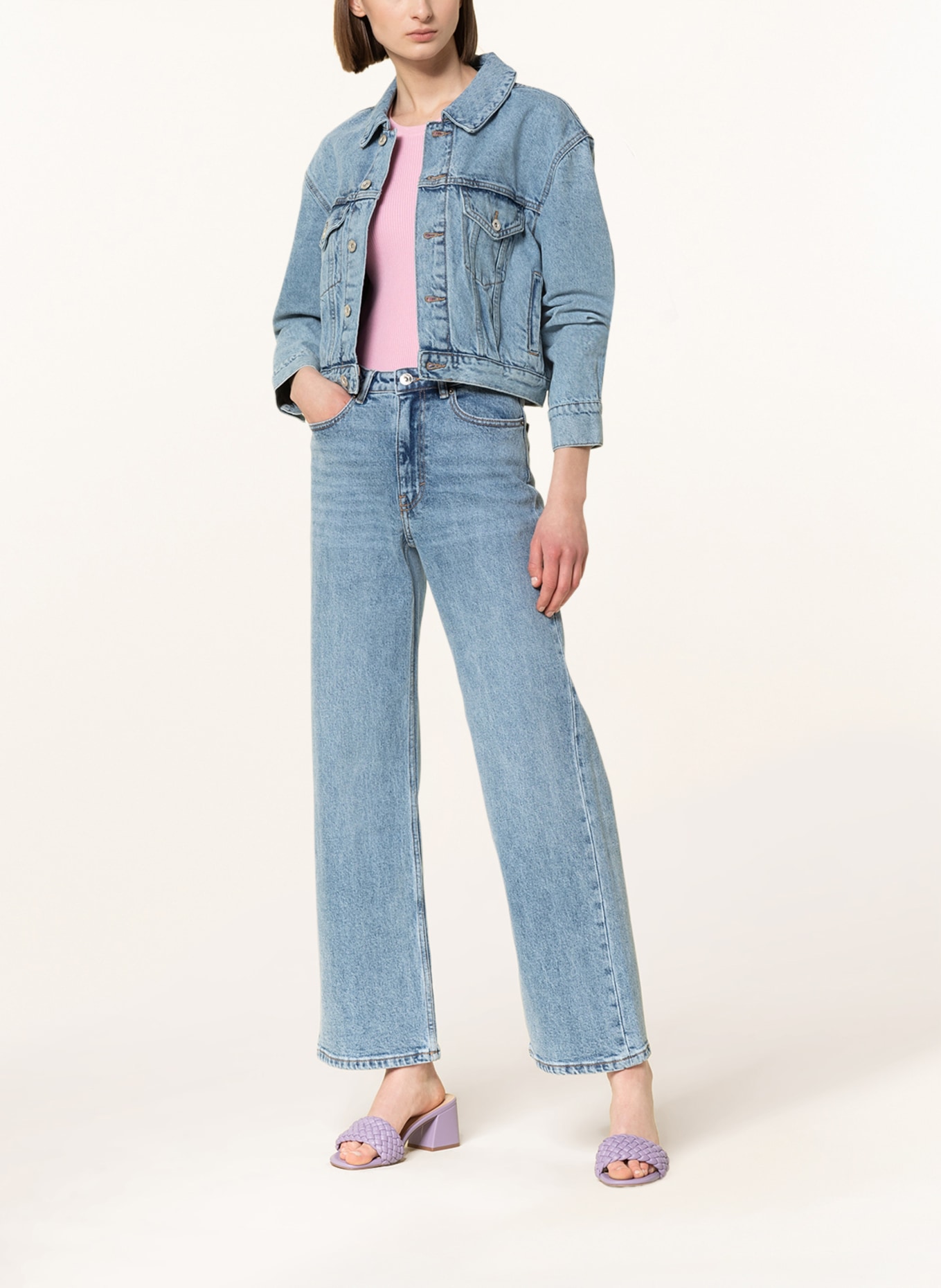 ONLY Straight Jeans, Farbe: Medium Blue Denim/NAS365 (Bild 2)