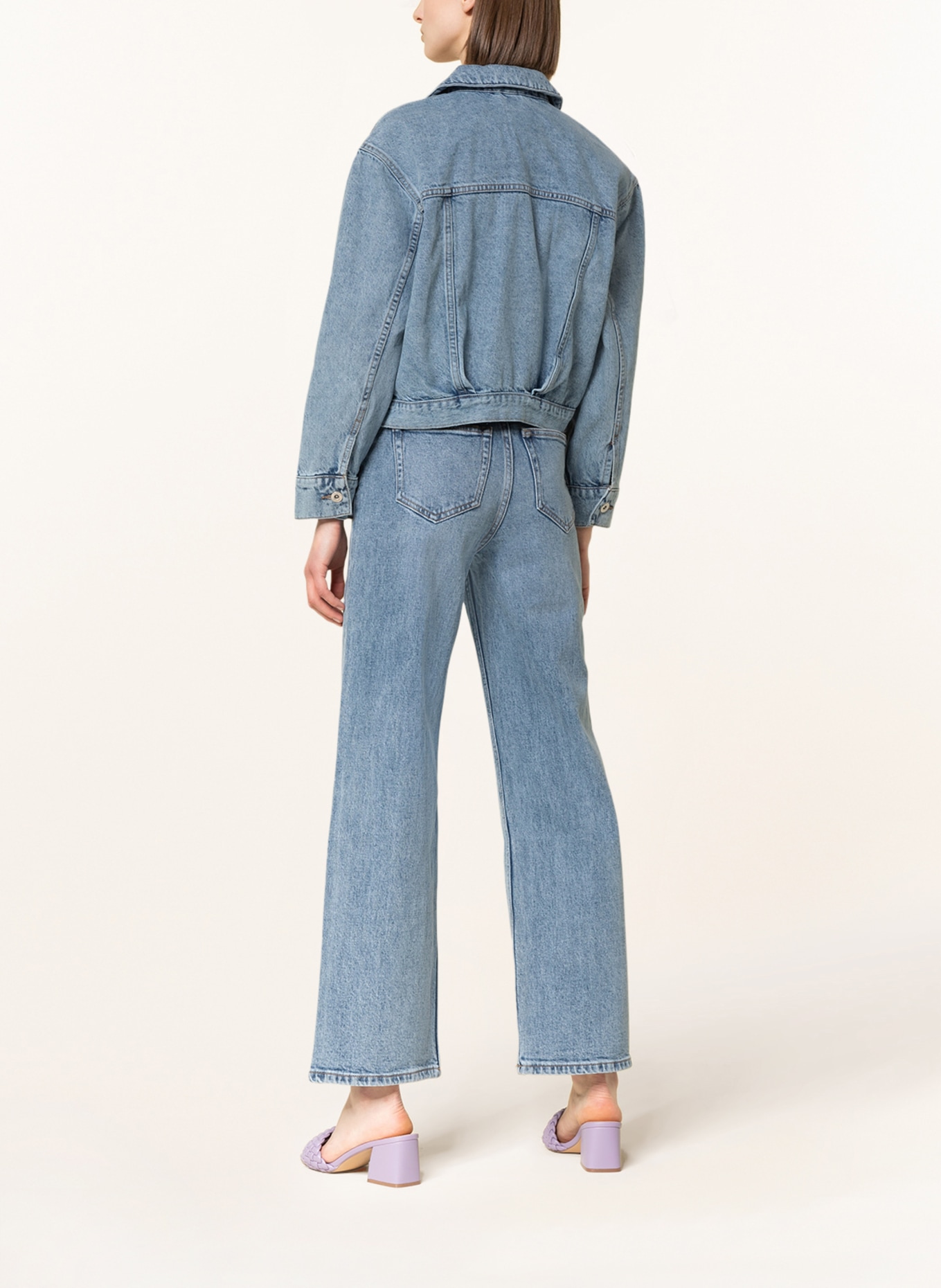 ONLY Straight Jeans, Farbe: Medium Blue Denim/NAS365 (Bild 3)
