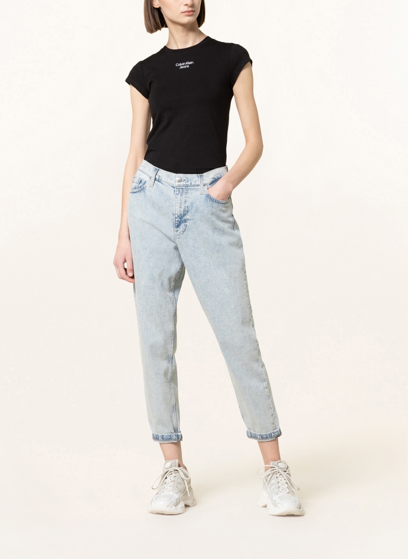 Calvin Klein Jeans Tričko, Barva: ČERNÁ (Obrázek 2)
