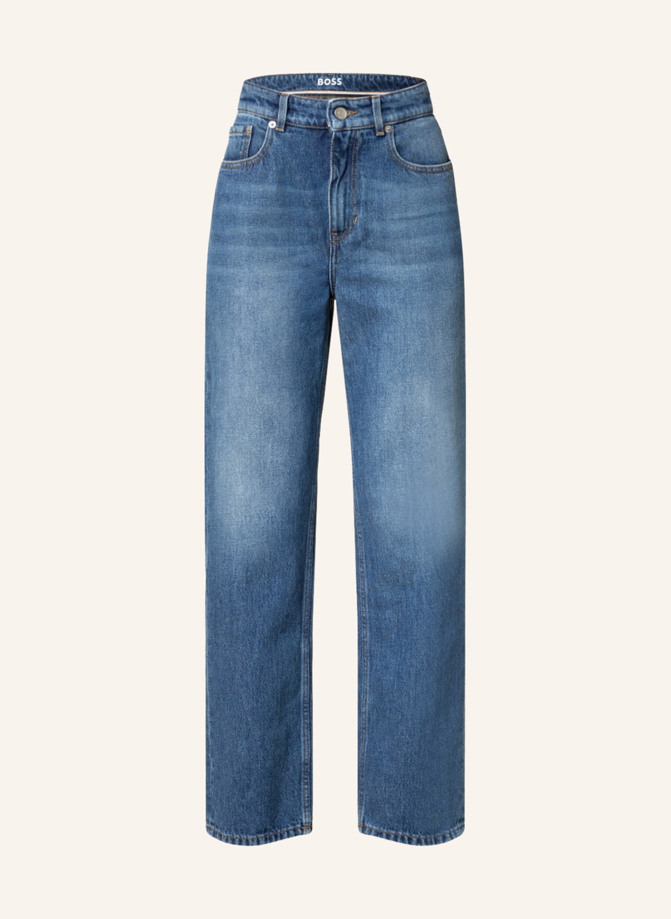 BOSS Jeans STRAIGHT CROP 2.0 , Color: 434 BRIGHT BLUE (Image 1)