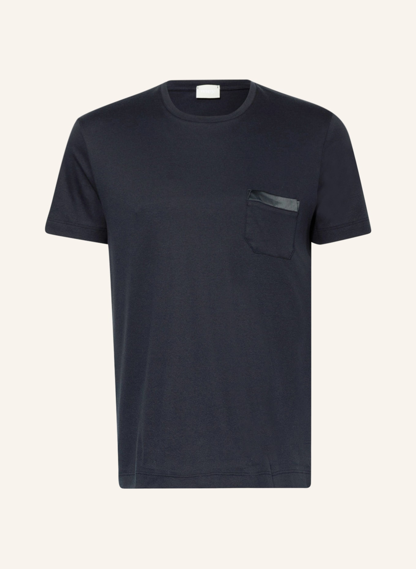 mey Lounge shirt series AARHUS, Color: DARK BLUE (Image 1)