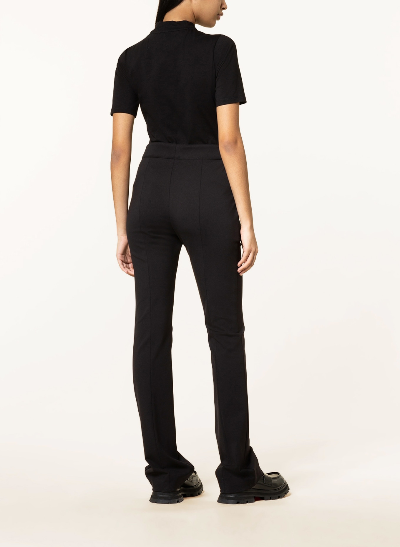 HUGO Kalhoty HESERA: ČERNÁ