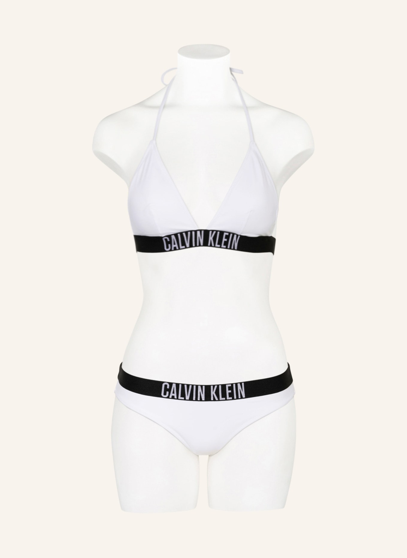 Calvin Klein Triangle bikini top INTENSE POWER , Color: WHITE (Image 2)