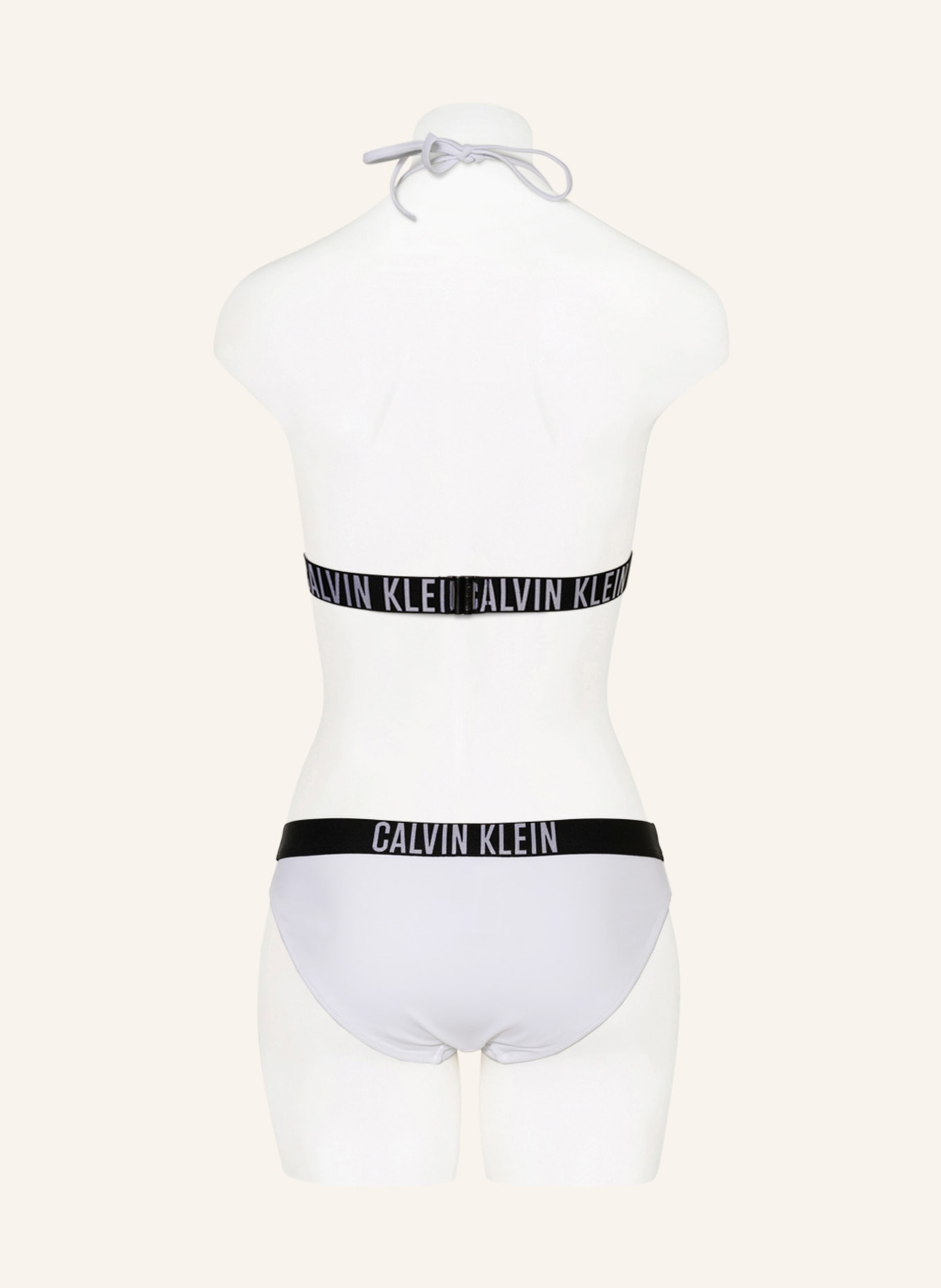Calvin Klein Triangle bikini top INTENSE POWER , Color: WHITE (Image 3)