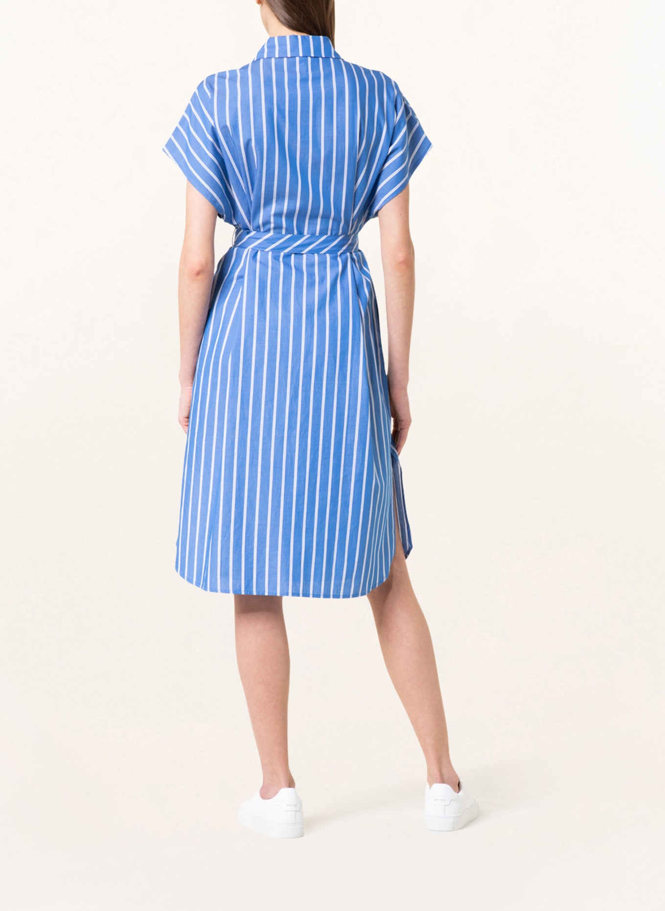 darling harbour Shirt dress, Color: BLUE/ WHITE (Image 3)