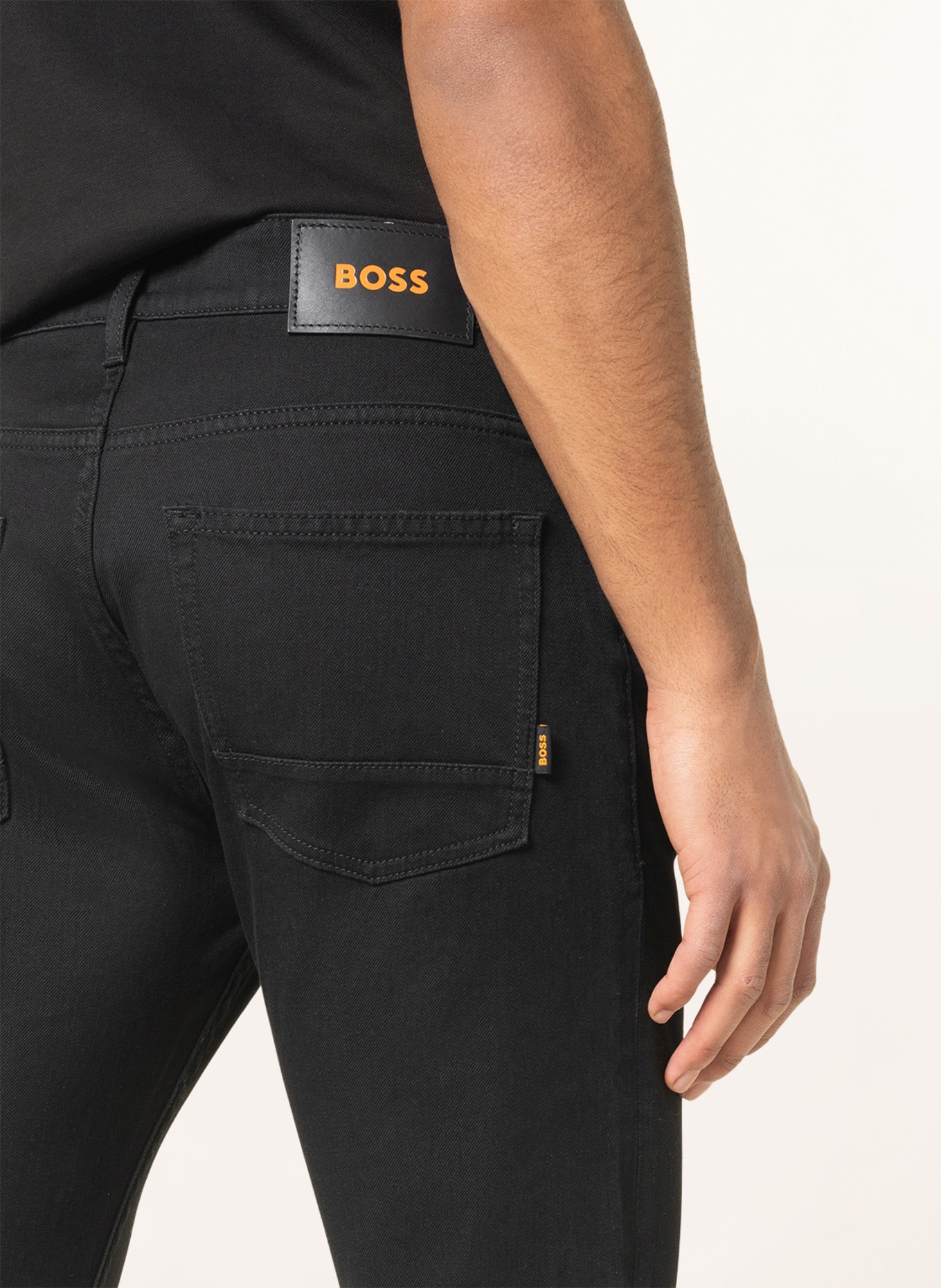 BOSS Jeans DELAWARE slim fit, Color: 002 BLACK (Image 5)