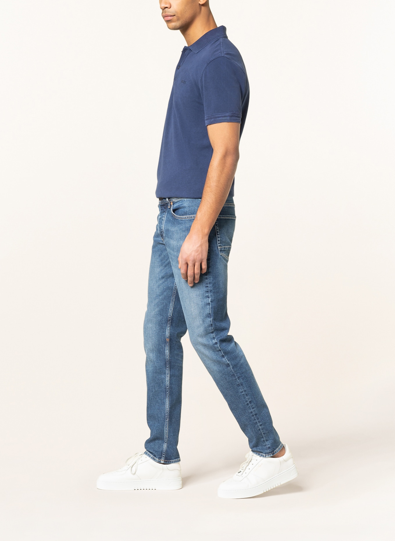 BOSS Jeans TABER Tapered Fit, Farbe: 428 MEDIUM BLUE (Bild 4)