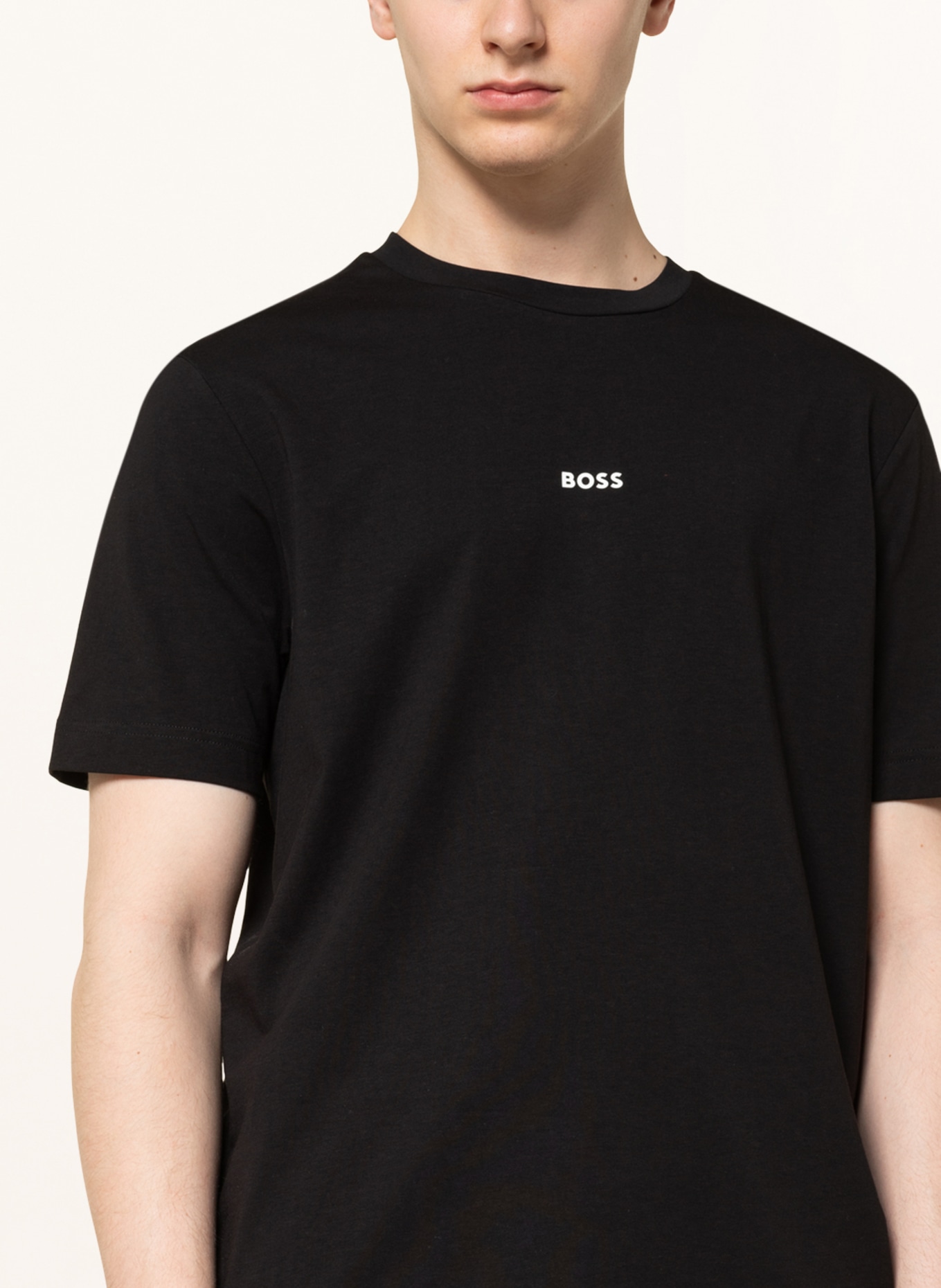 BOSS T-Shirt TCHUP, Farbe: SCHWARZ (Bild 4)