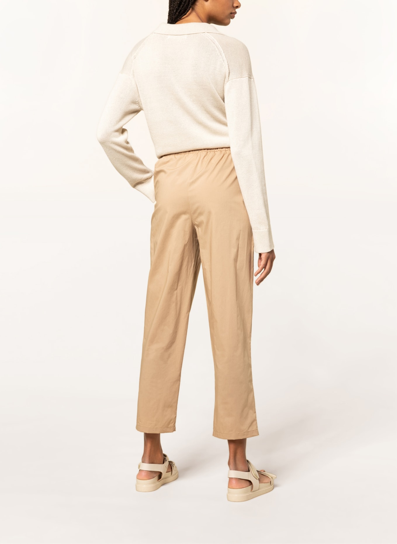 darling harbour 7/8 trousers , Color: BEIGE (Image 3)