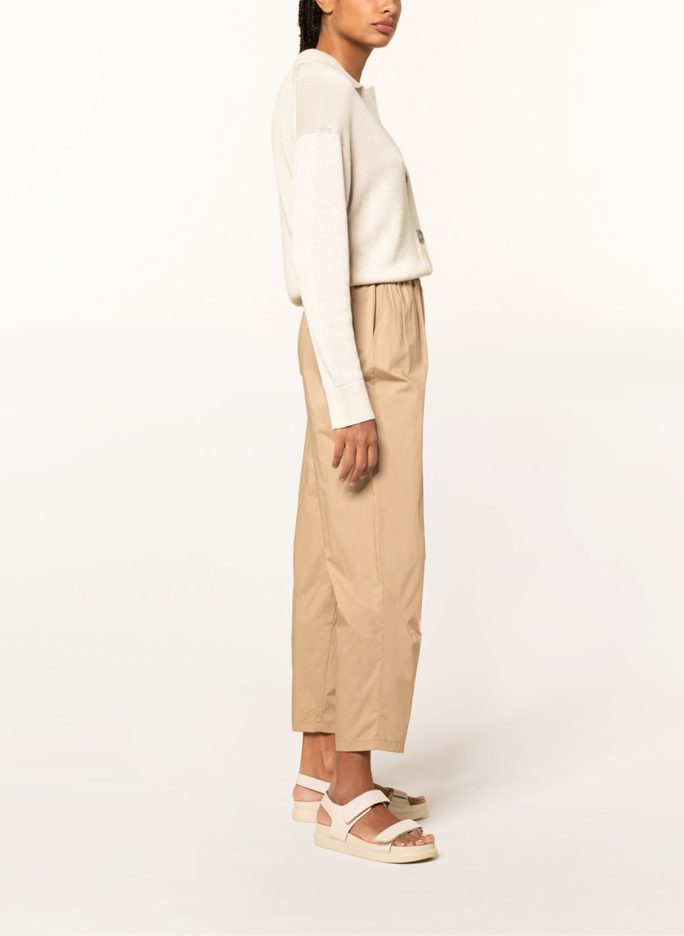 darling harbour 7/8 trousers , Color: BEIGE (Image 4)