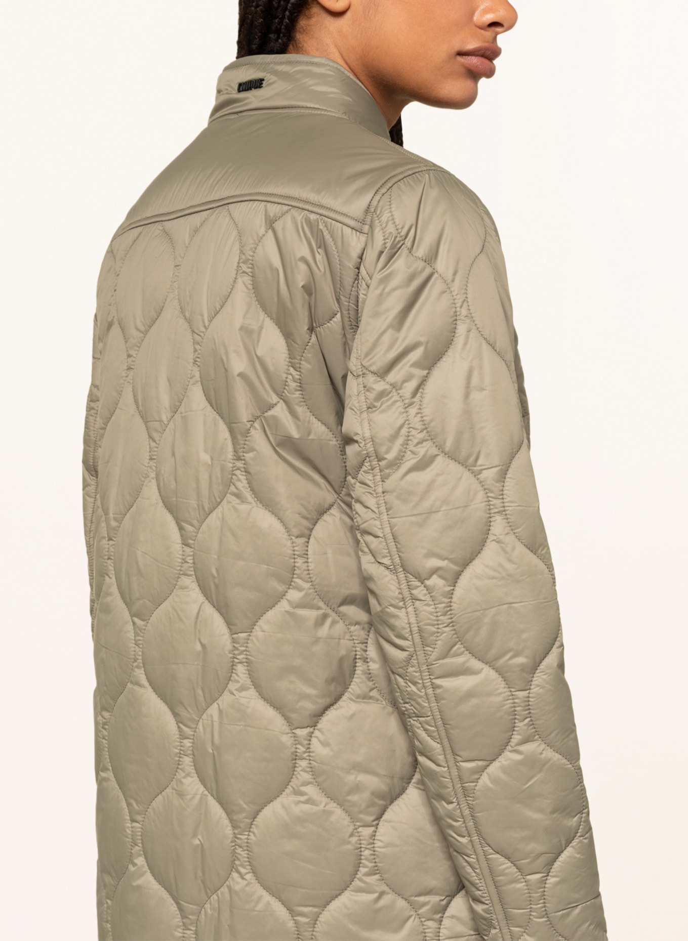 CINQUE Quilted coat CIPAD, Color: OLIVE (Image 4)