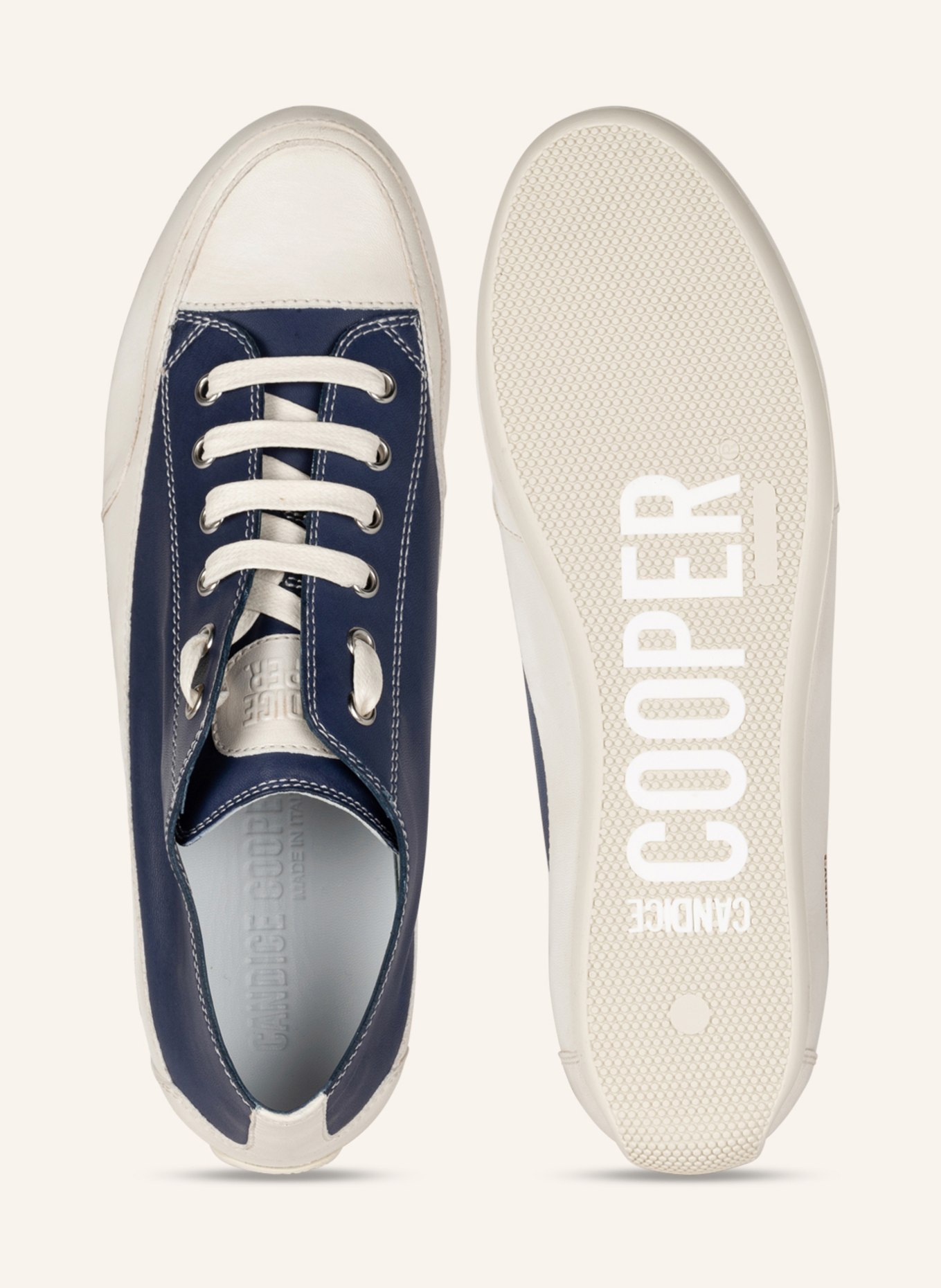 Candice Cooper Sneaker: DUNKELBLAU / WEISS