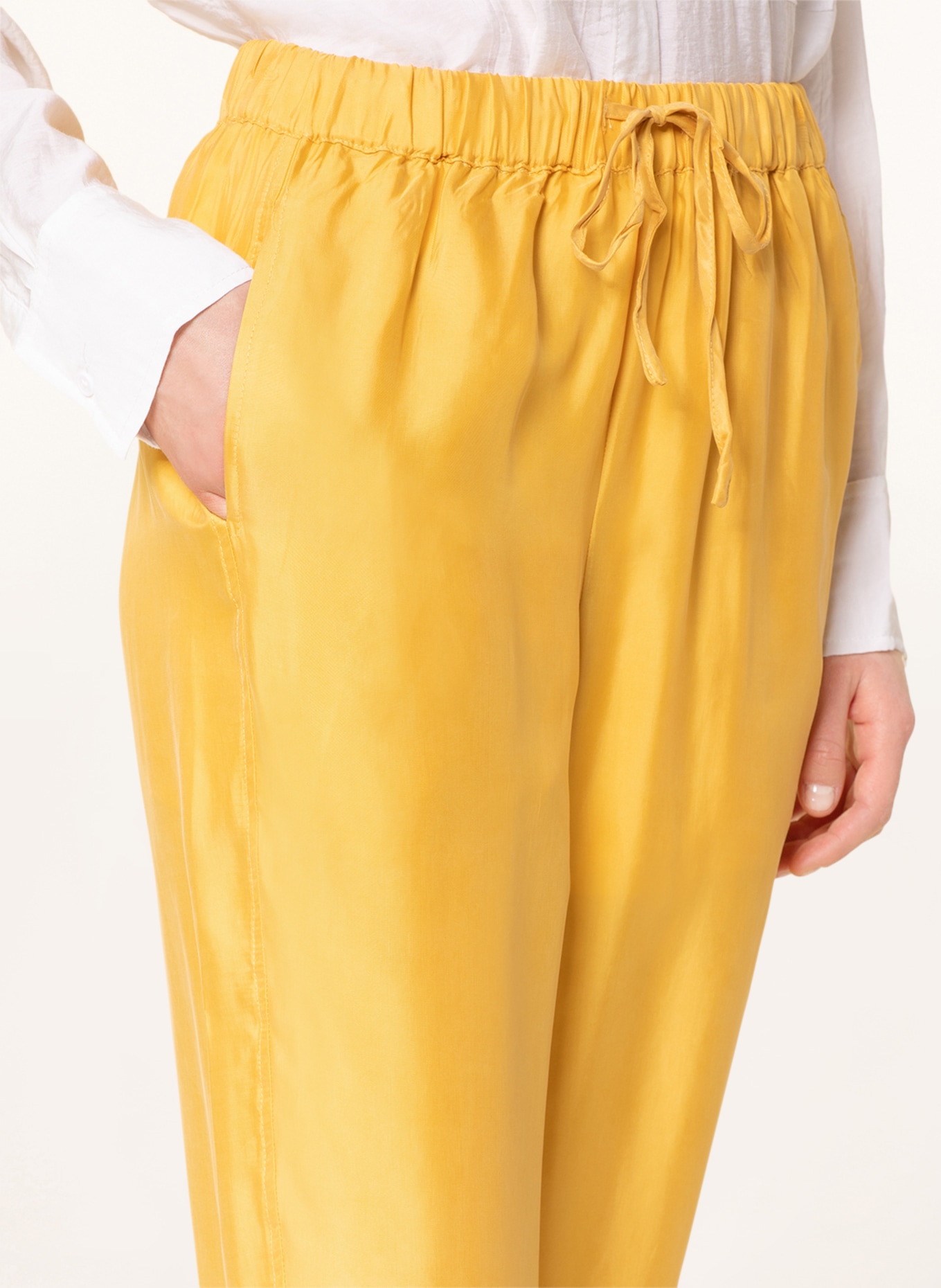 JcSophie Wide leg trousers LIVORNO, Color: DARK YELLOW (Image 5)