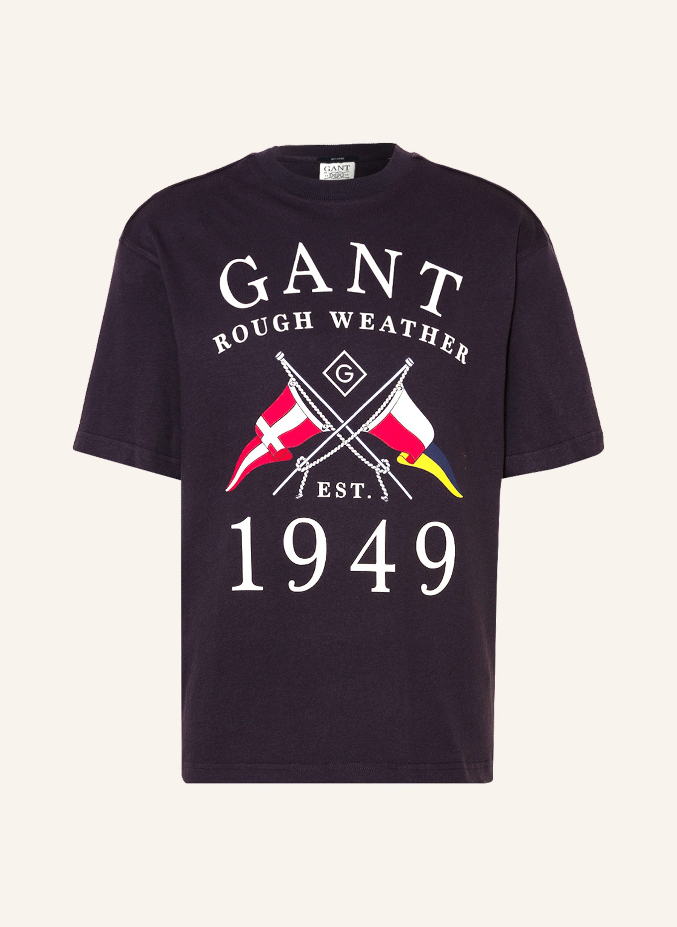 GANT T-shirt, Color: DARK BLUE (Image 1)