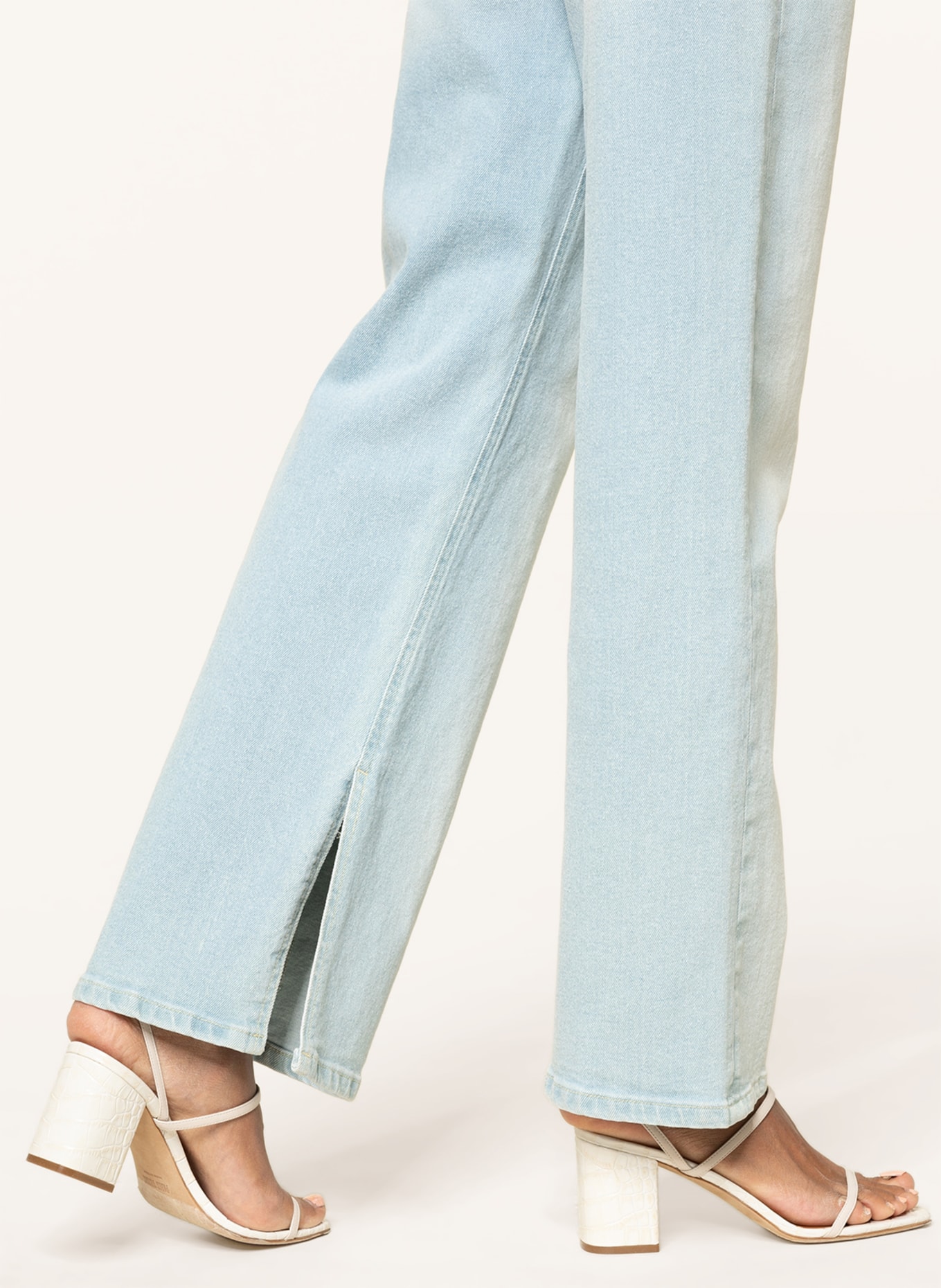 MSCH COPENHAGEN Flared Jeans ABRIL RIKKA, Farbe: Light Blue Wash (Bild 5)
