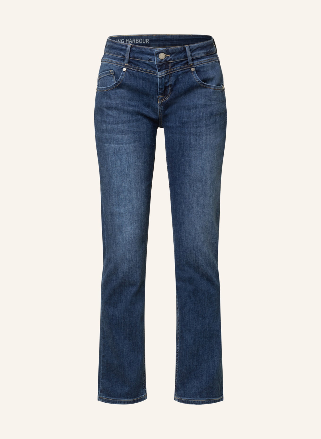 darling harbour Straight jeans, Color: DARK BLUE USED (Image 1)