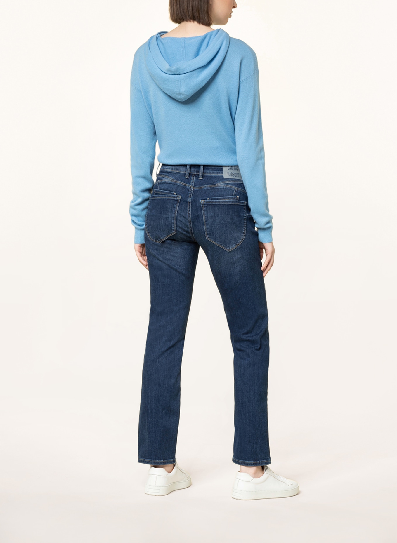 darling harbour Straight jeans, Color: DARK BLUE USED (Image 3)