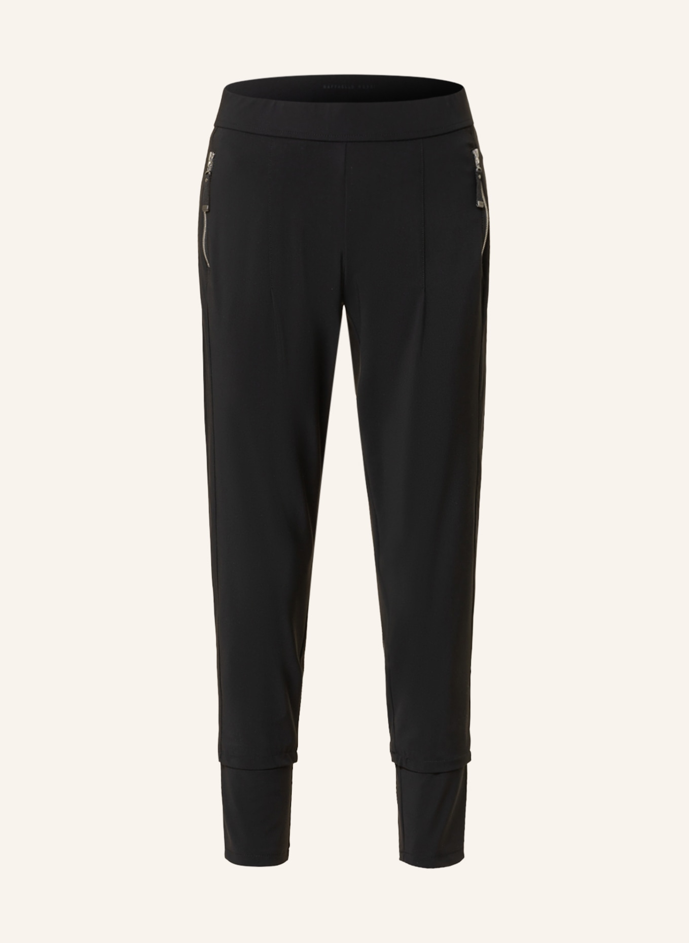 RAFFAELLO ROSSI Trousers TOMKE in jogger style, Color: BLACK (Image 1)