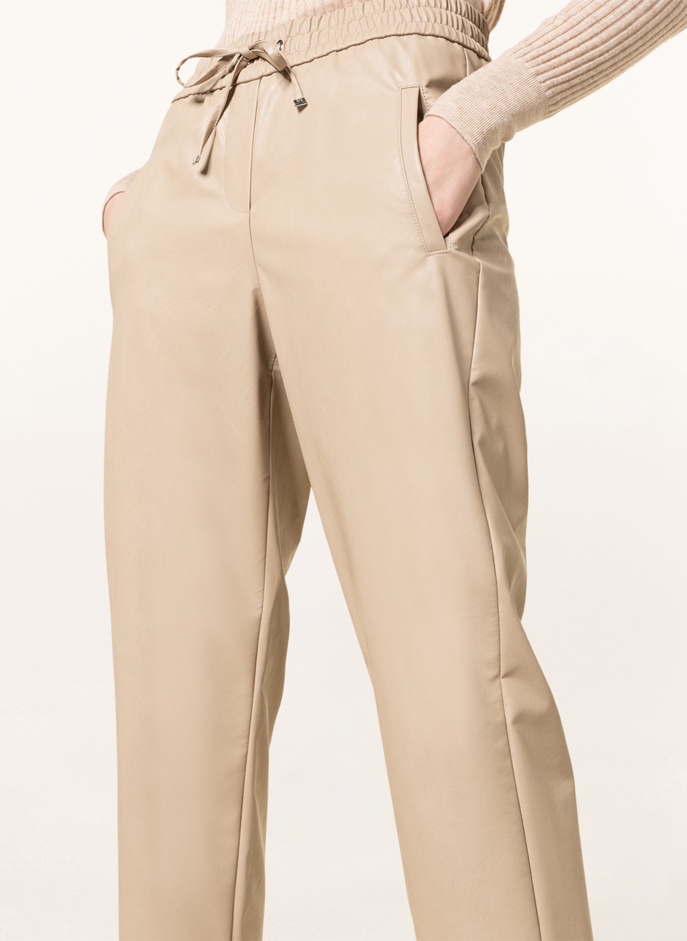 RAFFAELLO ROSSI Spodnie SANELA w stylu dresowym, Kolor: BEŻOWY (Obrazek 5)