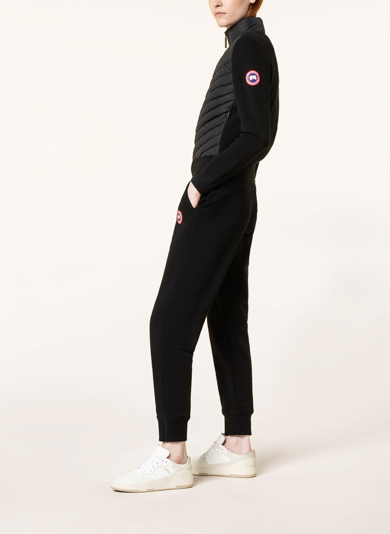 CANADA GOOSE Sweatpants MUSKOKA , Color: BLACK (Image 4)
