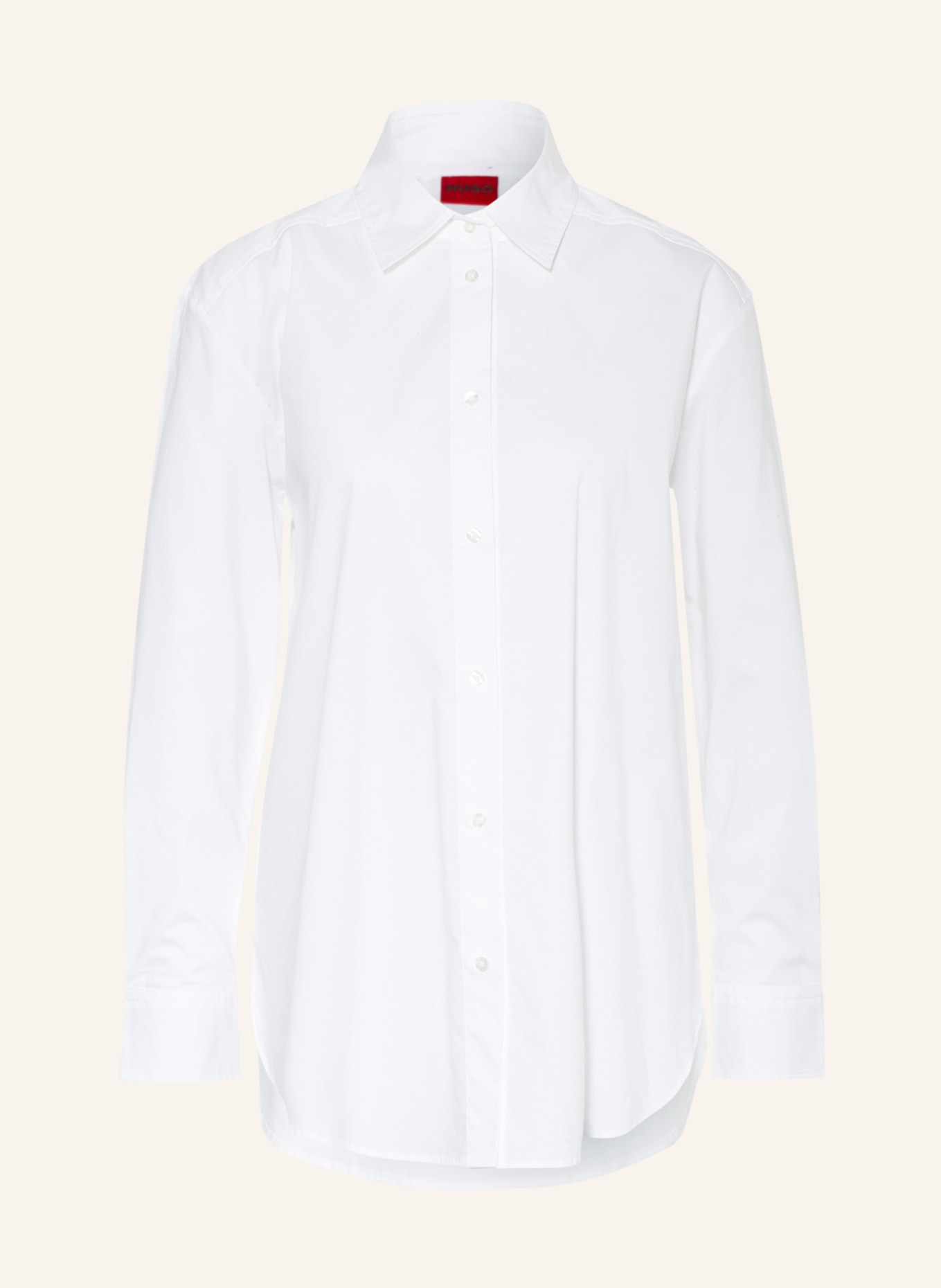 HUGO Shirt blouse THE BOYFRIEND SHIRT, Color: WHITE (Image 1)
