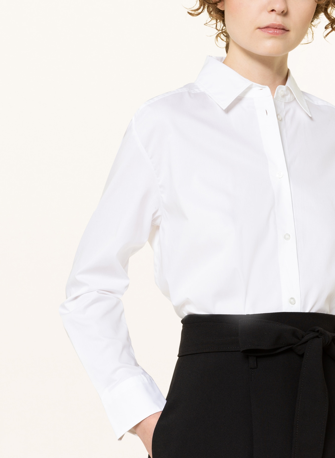 HUGO Shirt blouse THE BOYFRIEND SHIRT, Color: WHITE (Image 4)