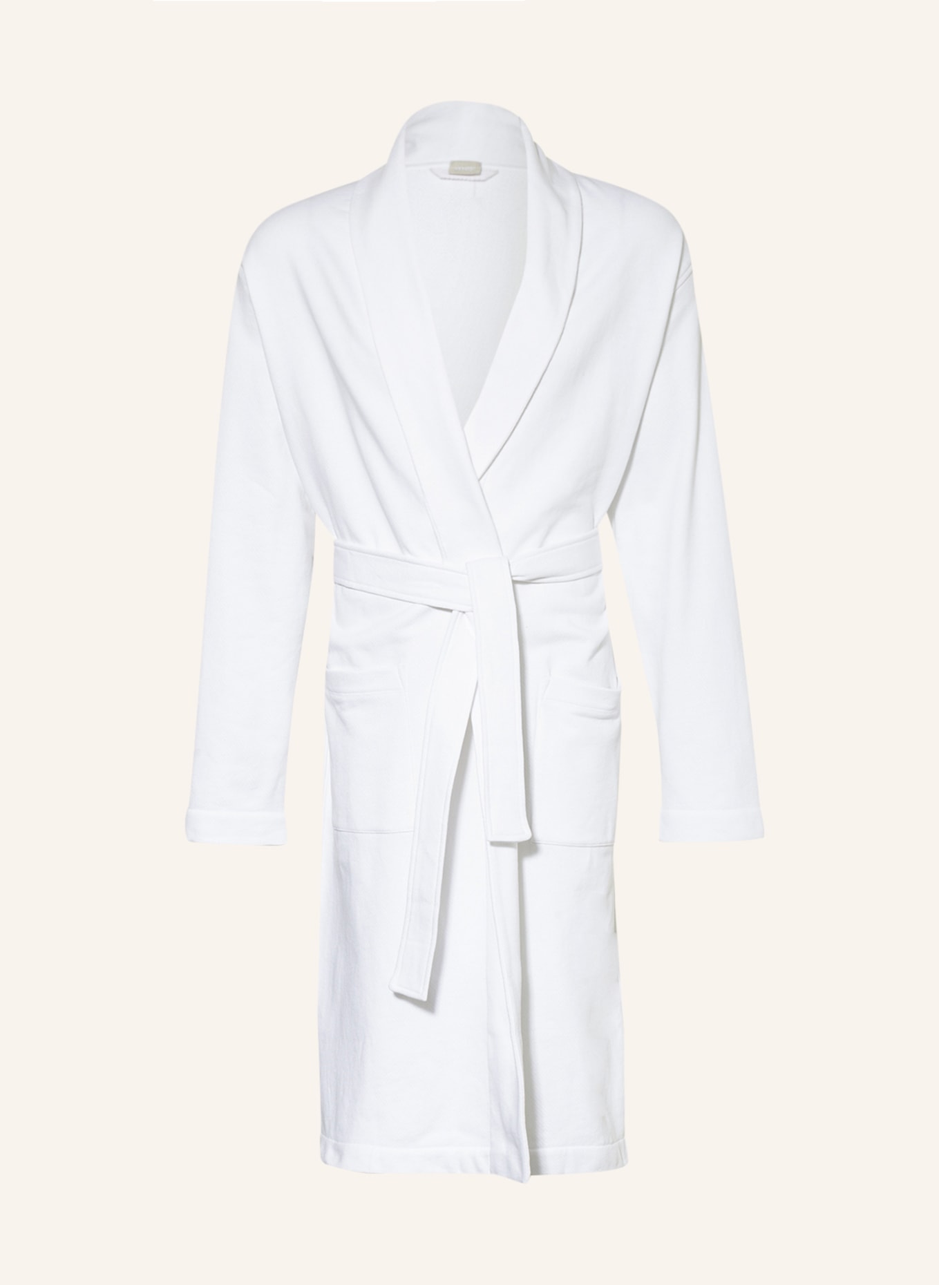 mey Men’s bathrobe series CALAIS, Color: WHITE (Image 1)