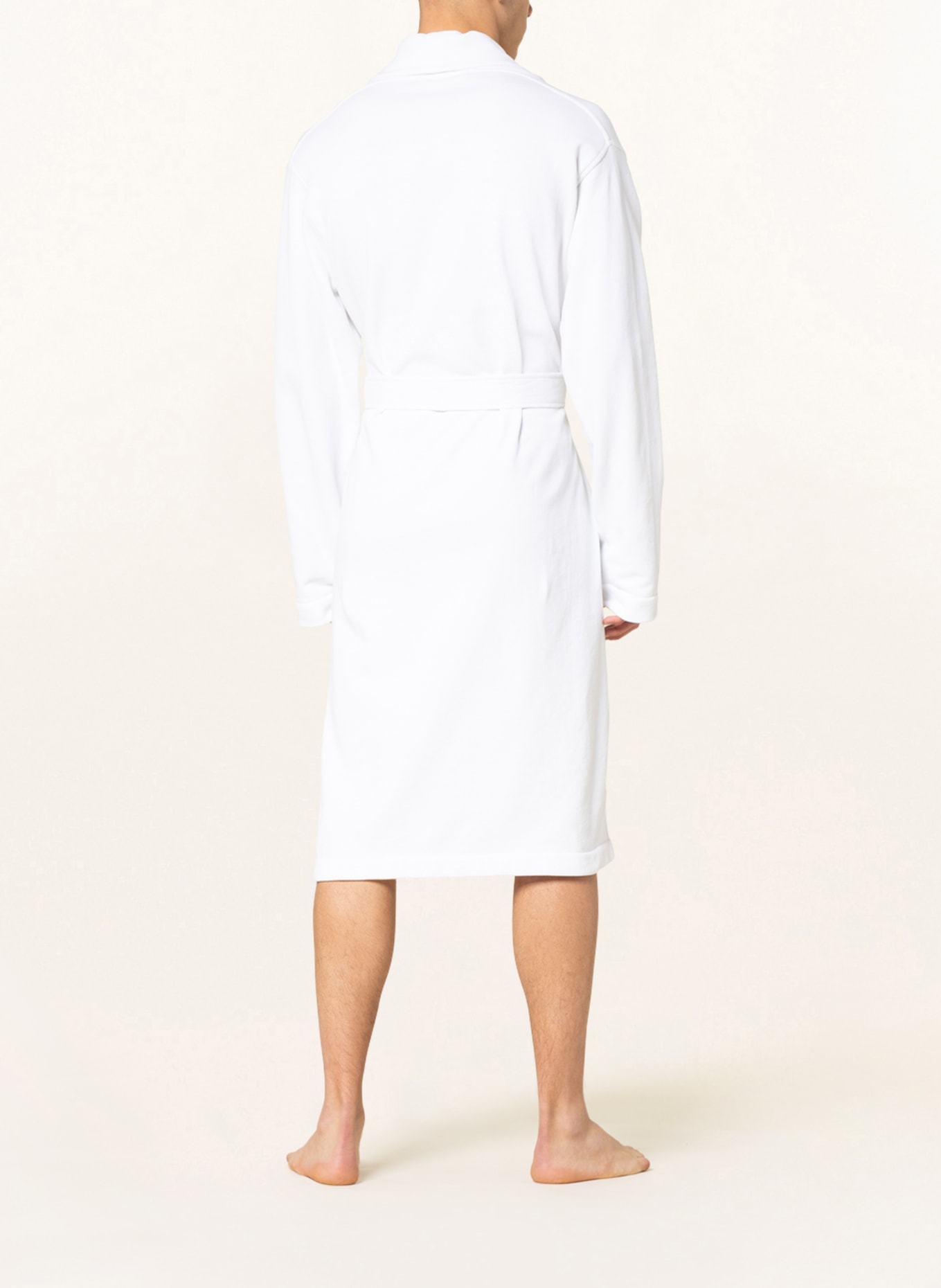 mey Men’s bathrobe series CALAIS, Color: WHITE (Image 3)
