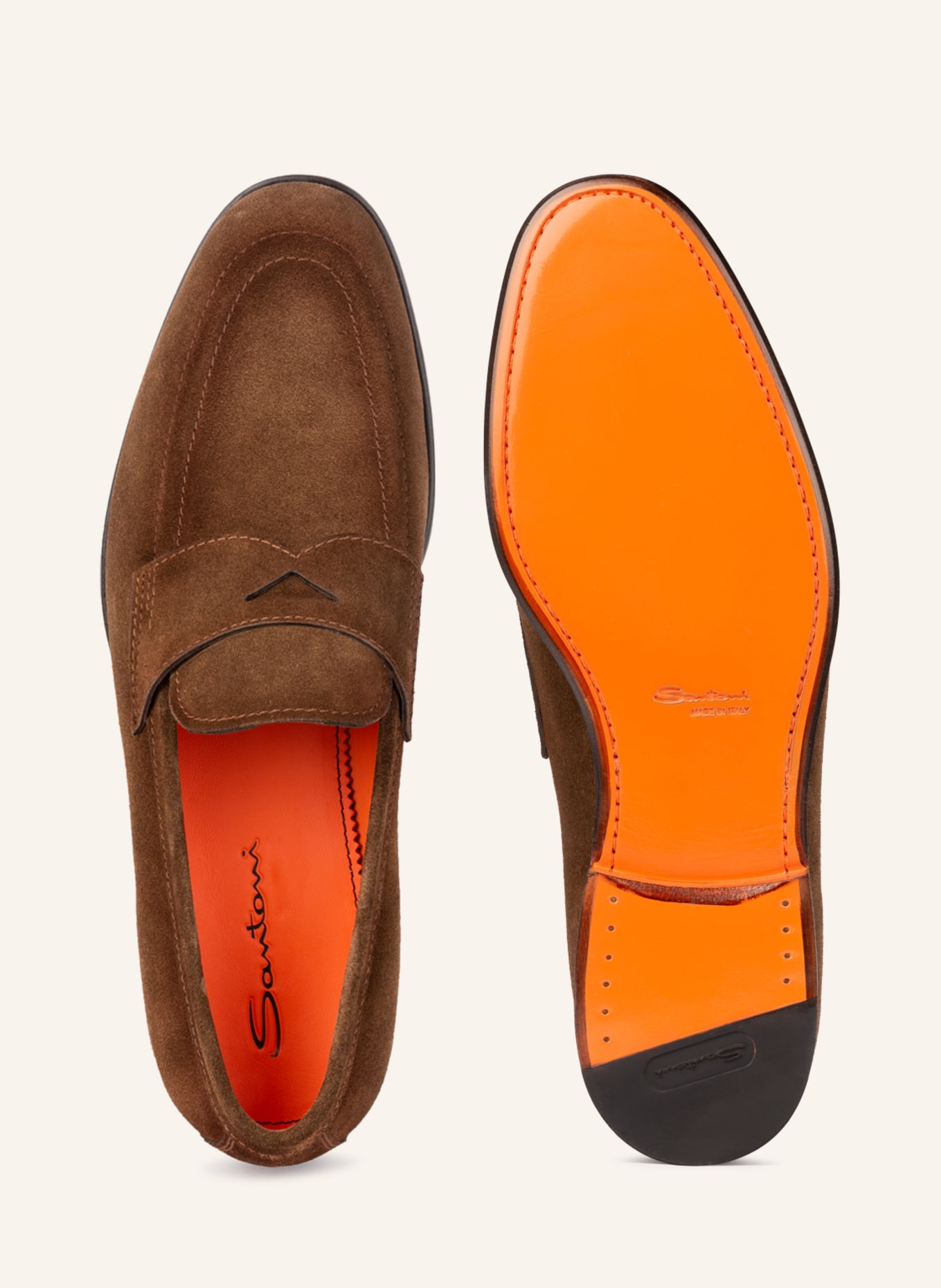 Santoni Penny loafers, Color: BROWN (Image 5)